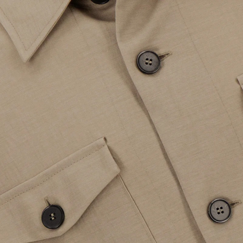 SHIRT JACKET - DOVE