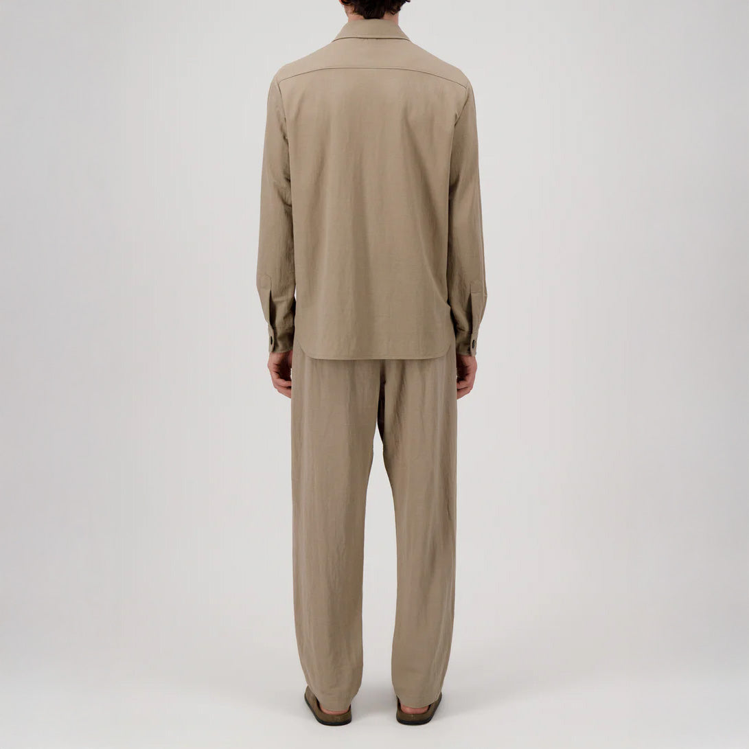 SHIRT JACKET - DOVE