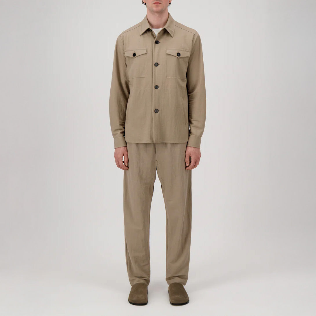 SHIRT JACKET - DOVE