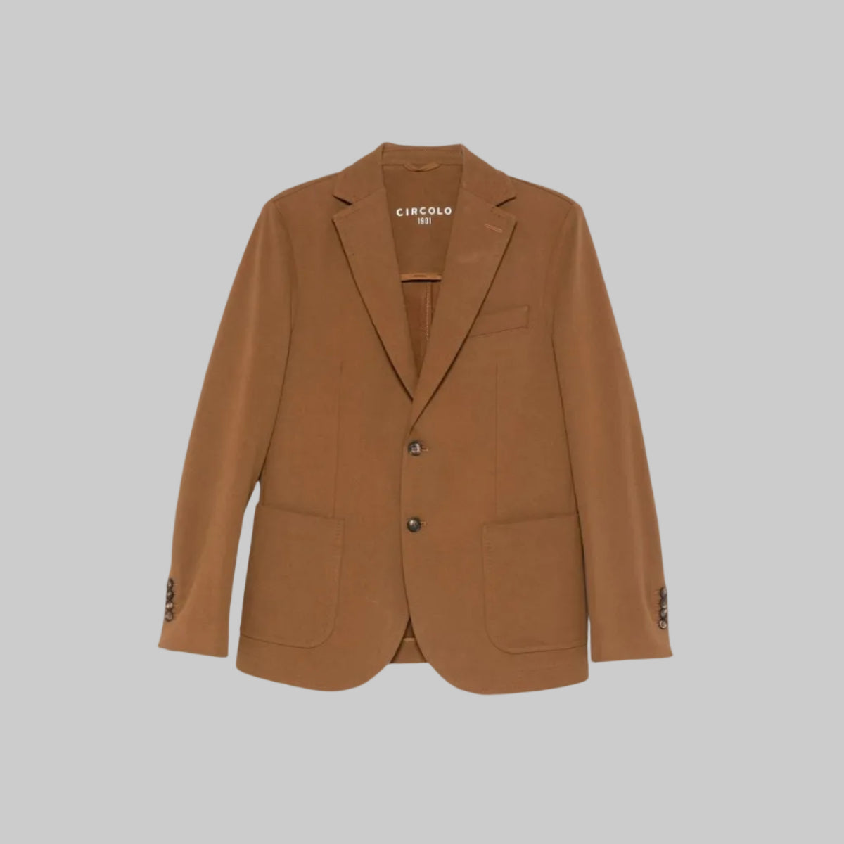 CASHMERE JACKET - TOBACCO BROWN