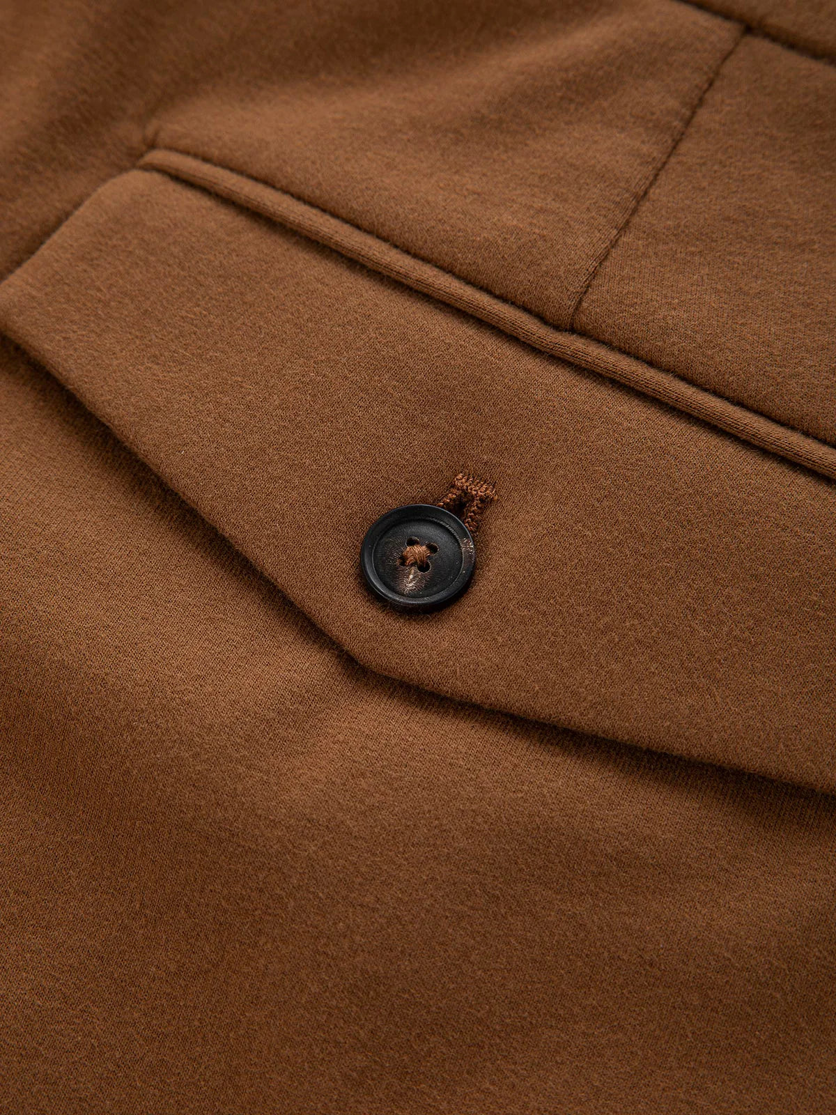 CASHMERE TROUSERS - TOBACCO BROWN