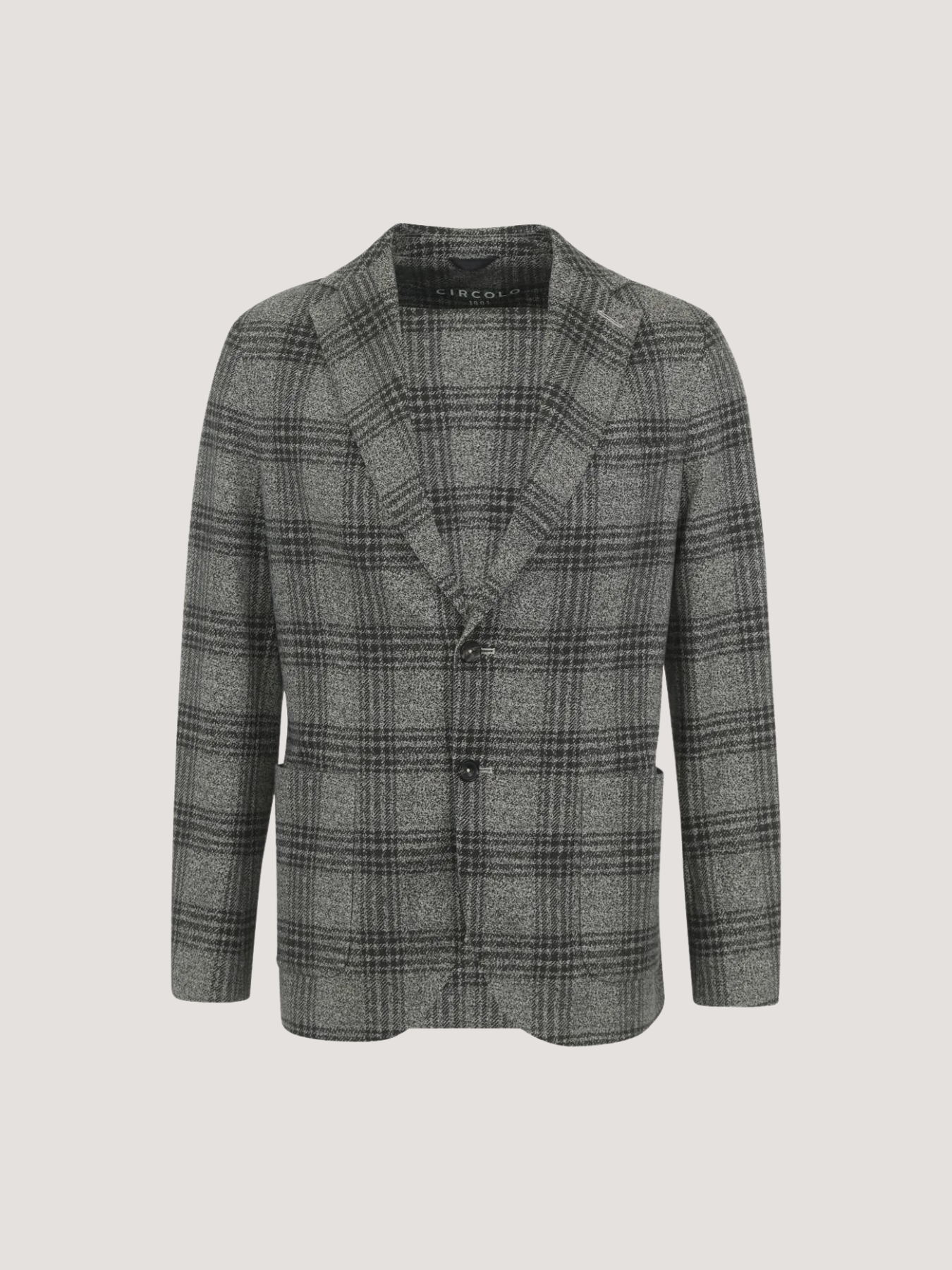 CIRCOLO 1901 FLEECE S PRINT BLAZER – NERO