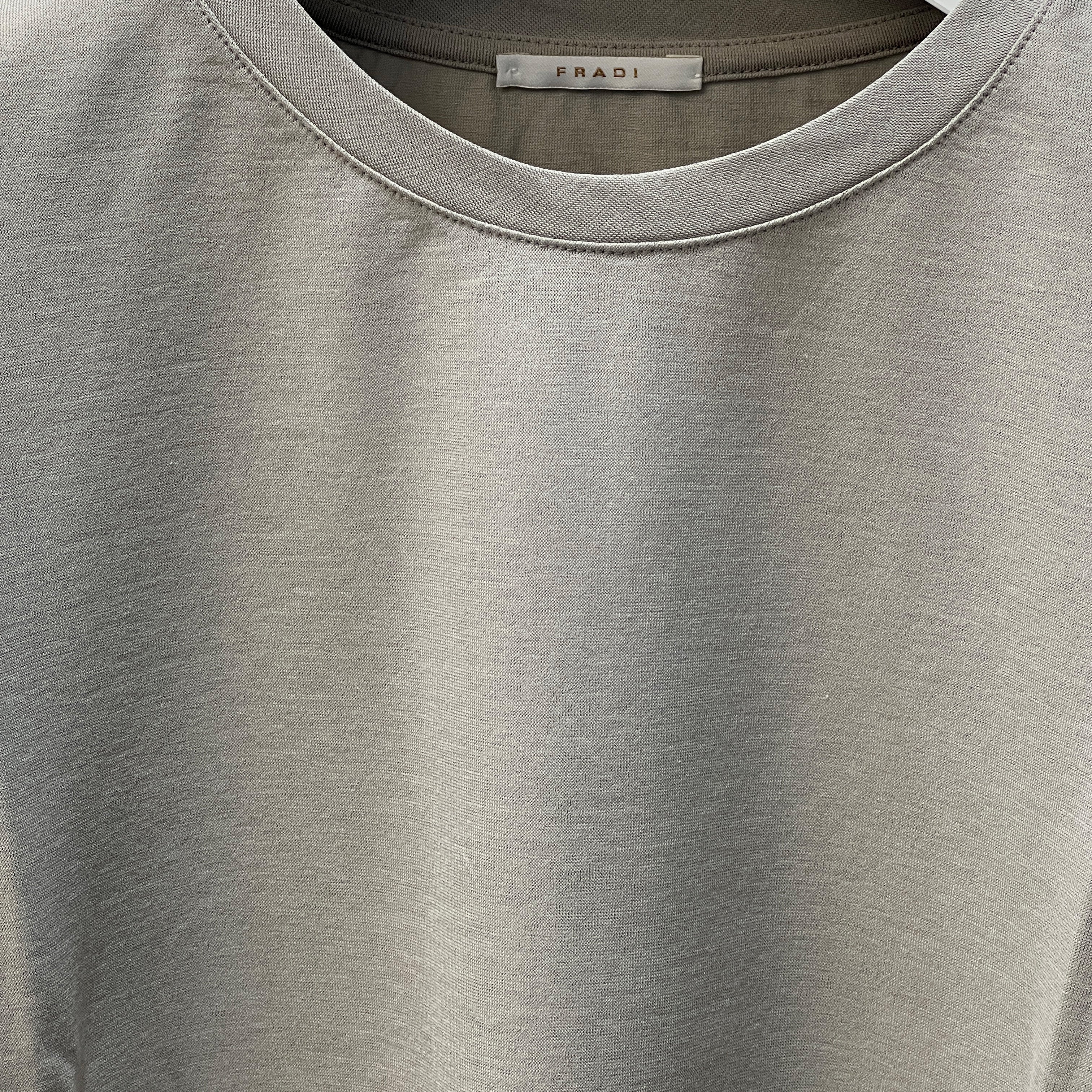 COMFORT FIT COTTON T-SHIRT - MUD