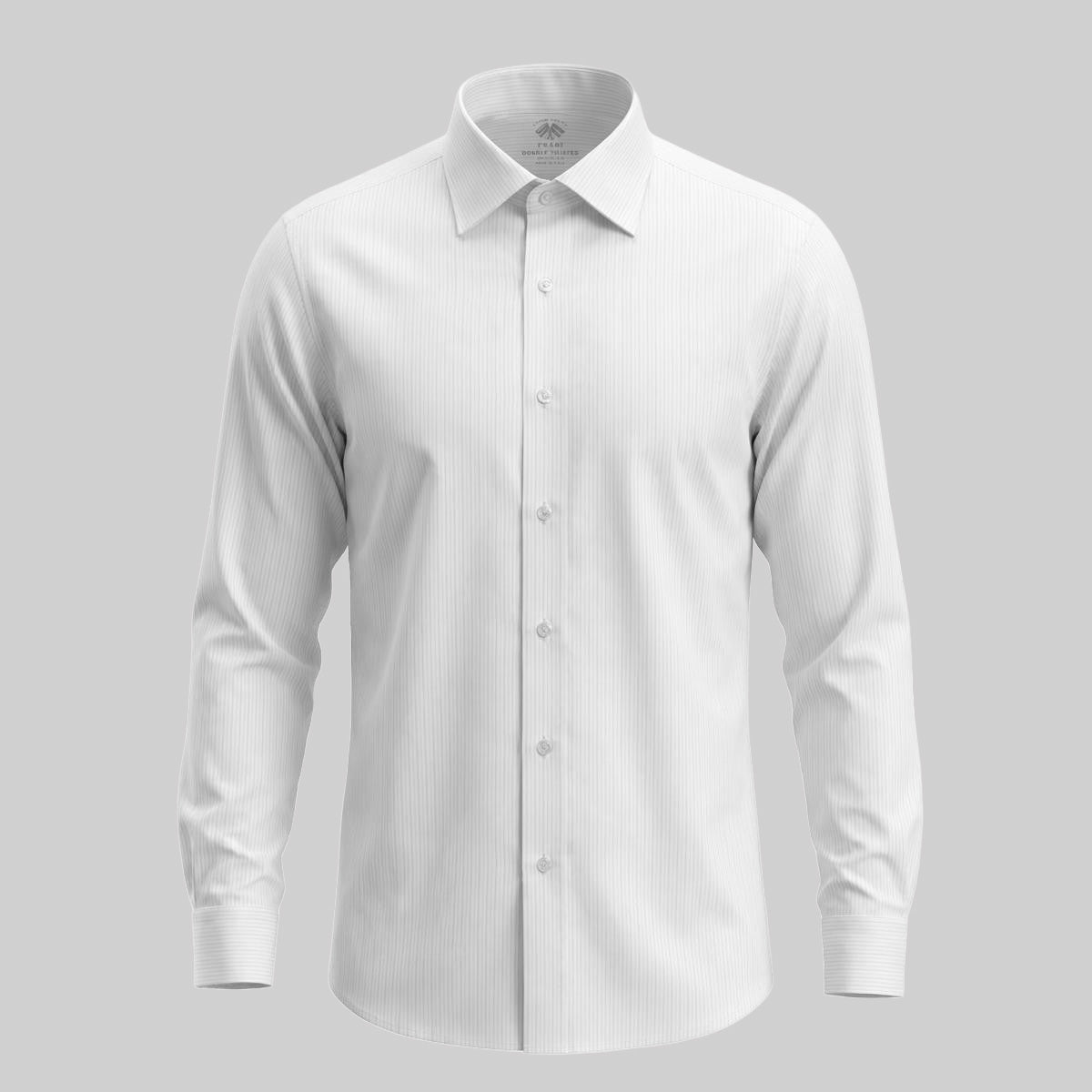 DOUBLE TWISTED SHIRT - WHITE