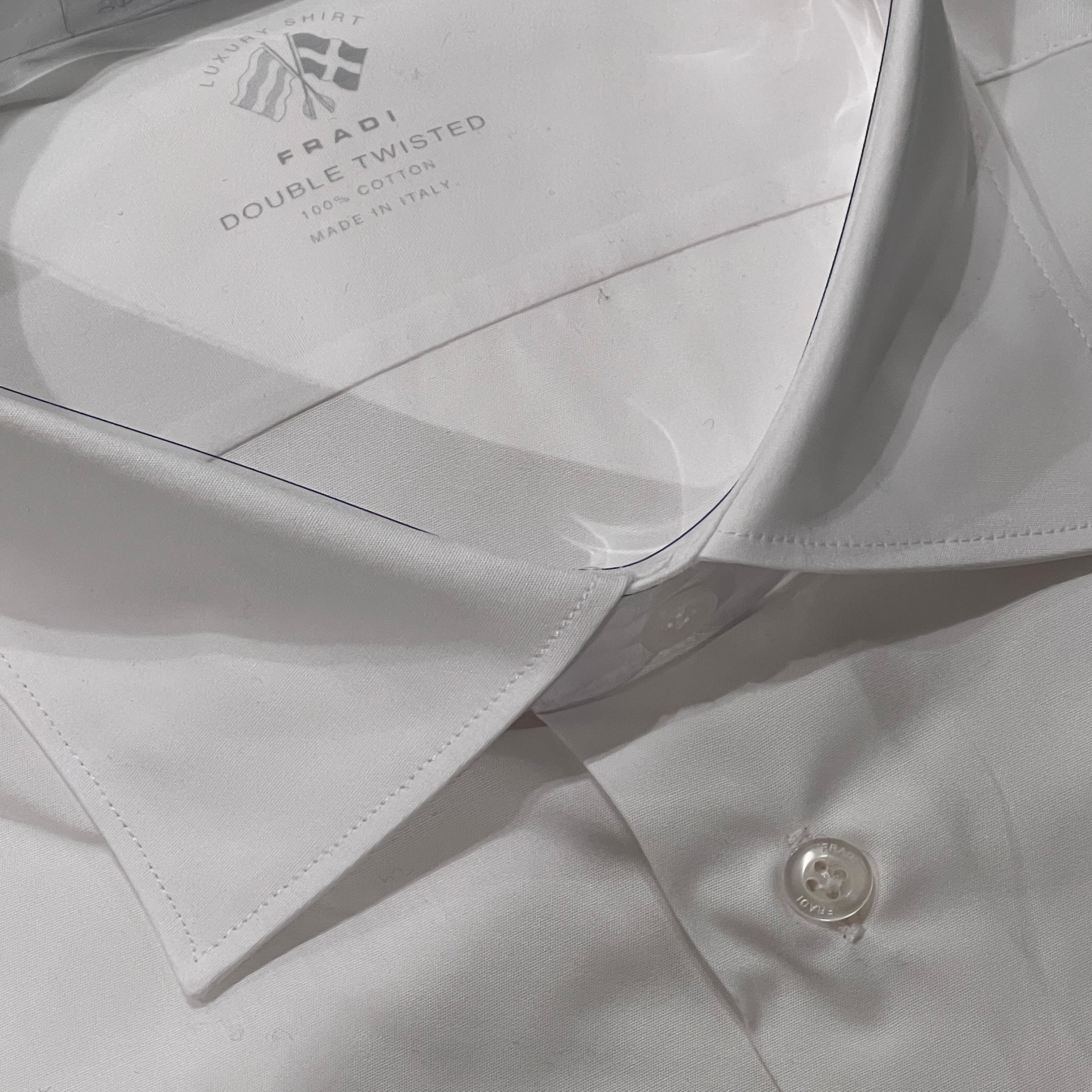 DOUBLE TWISTED SHIRT - WHITE