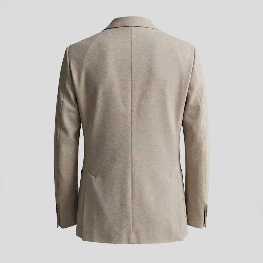 COTTON BLAZER - MUD