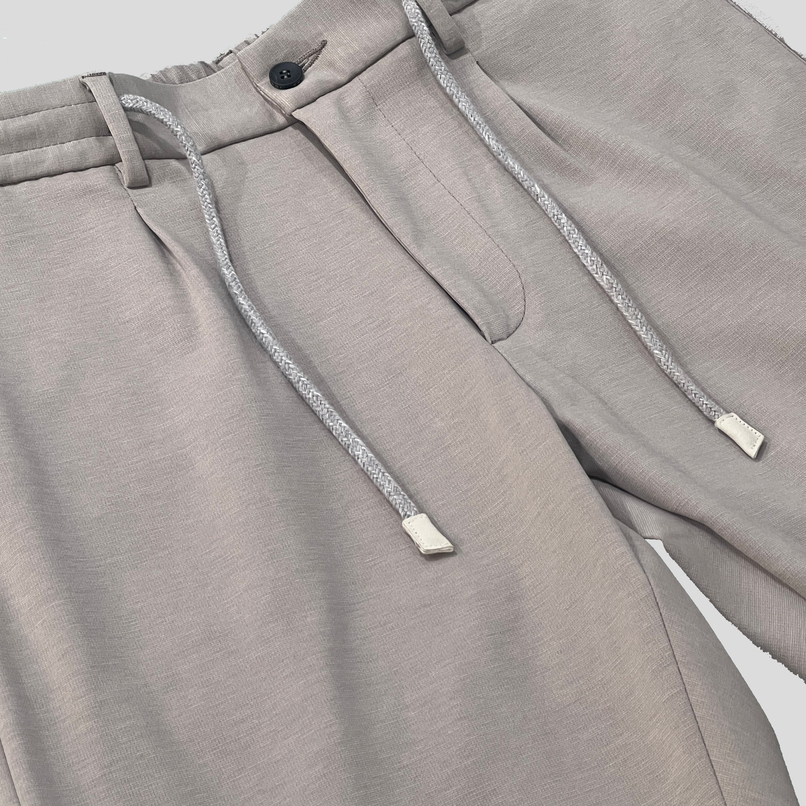 COTTON JOGGER - MUD