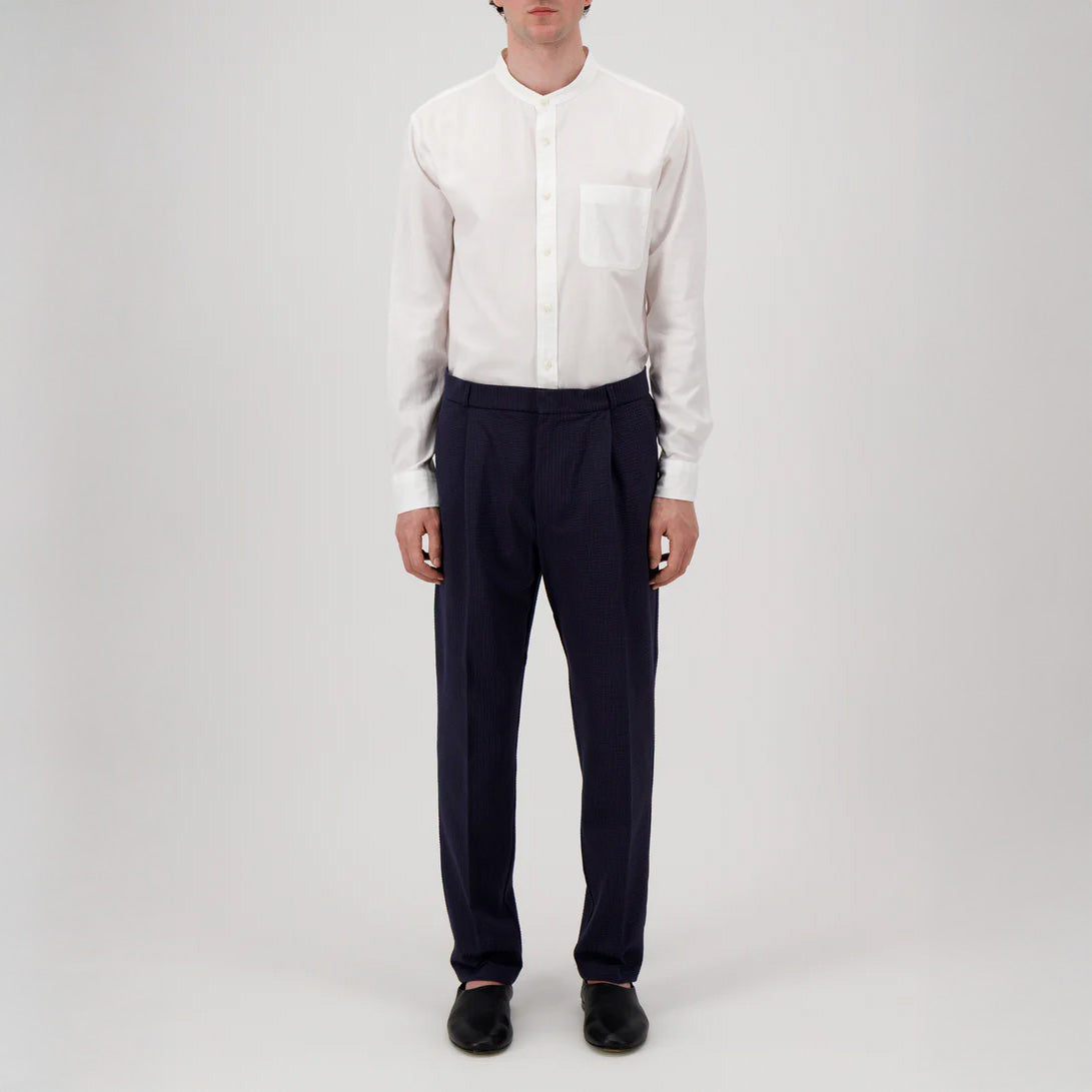 PLEATED TROUSERS - BLACK