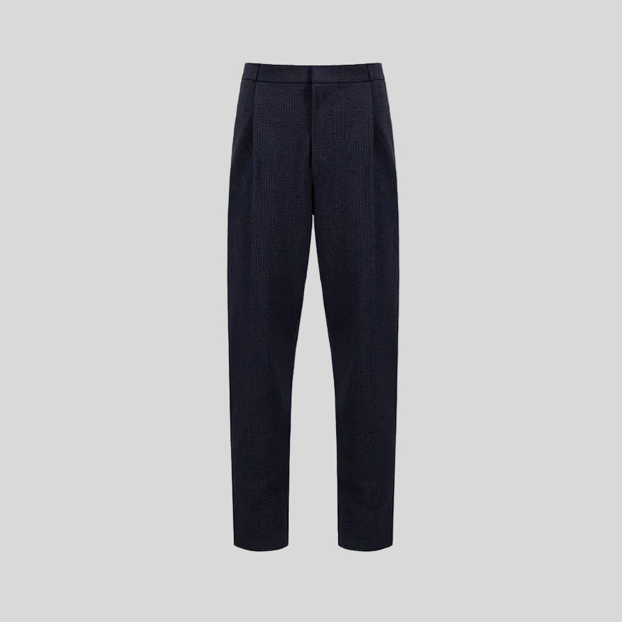 PLEATED TROUSERS - BLACK