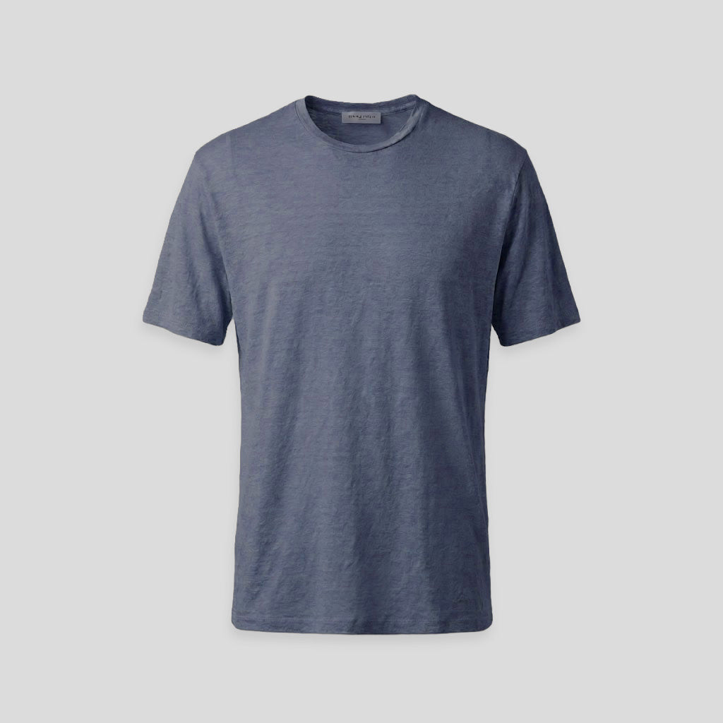 LINEN T-SHIRT - BLUE