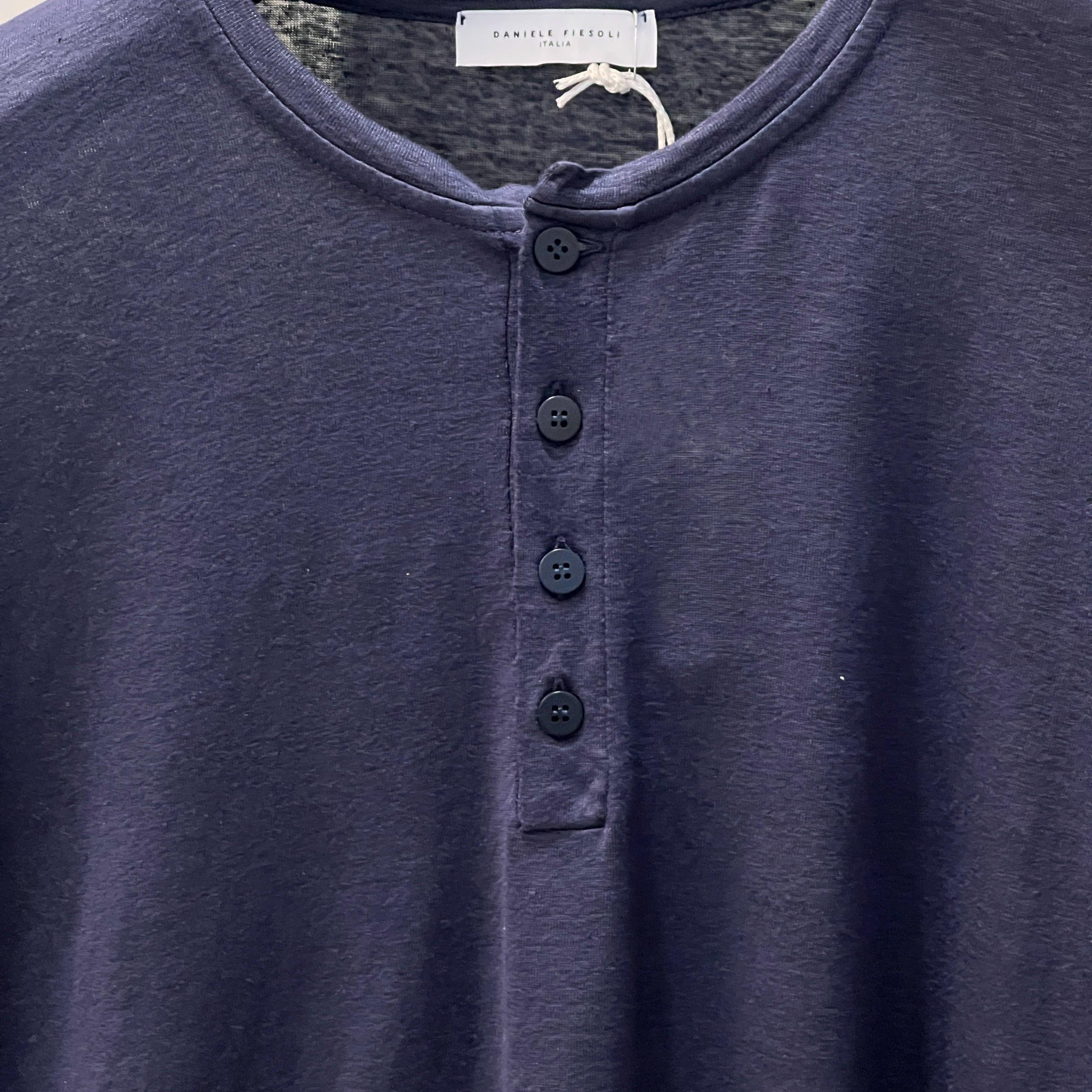 LINEN HENLEY - NOTTE