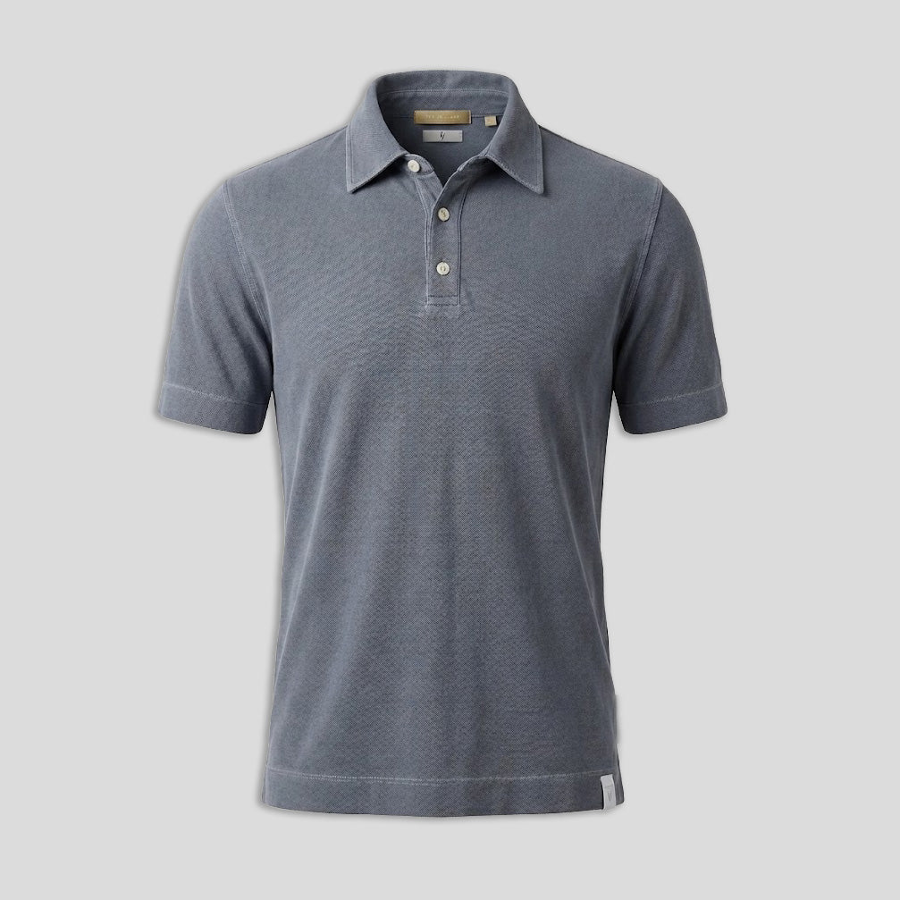 COTTON POLO - BLUE