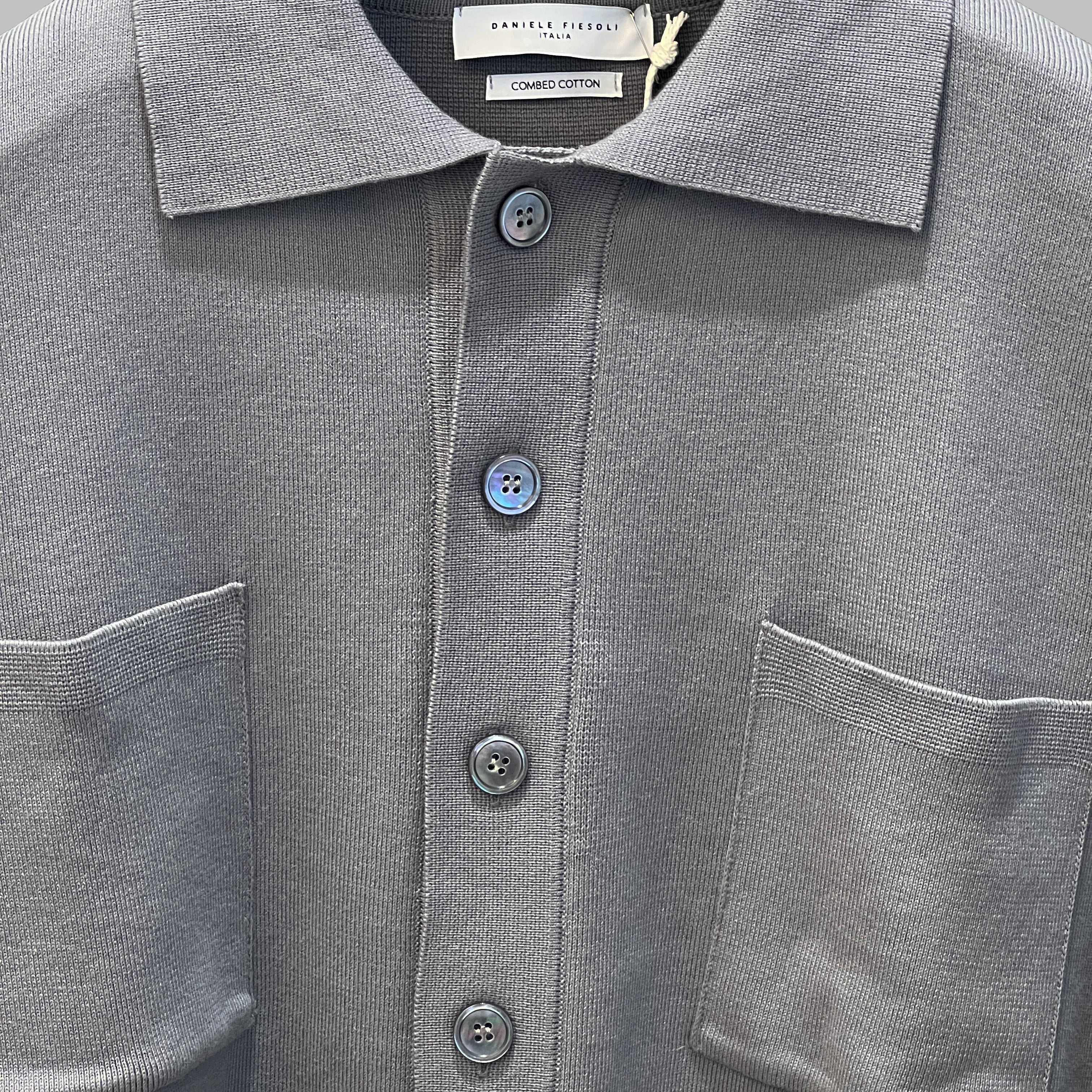 COTTON OVERSHIRT - IRON GREY