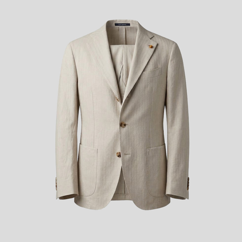 CUPRO SUIT - BEIGE