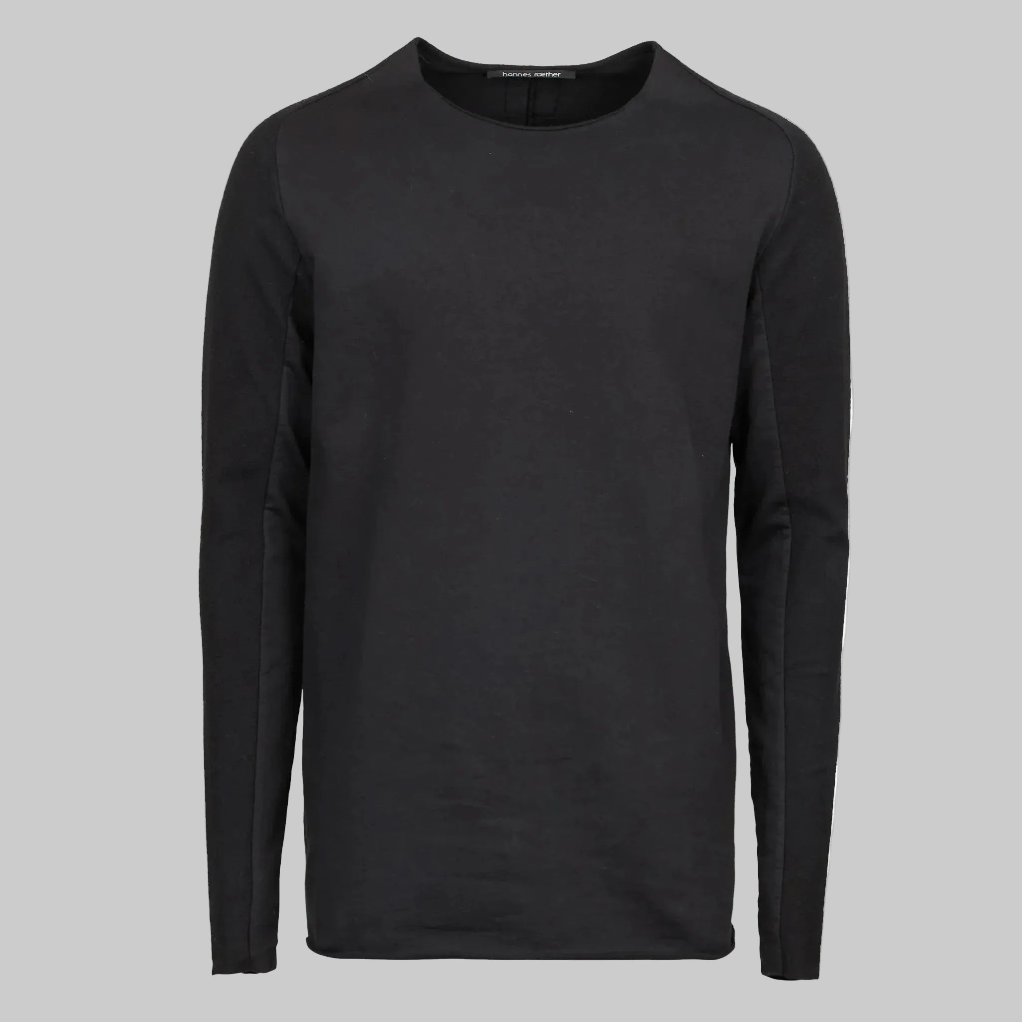 HANNES ROETHER  SWEATSHIRT - BLACK