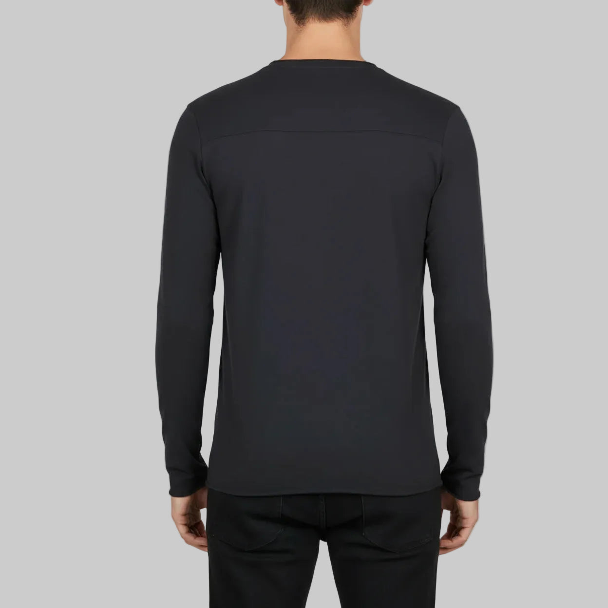 HANNES ROETHER  SWEATSHIRT - BLACK