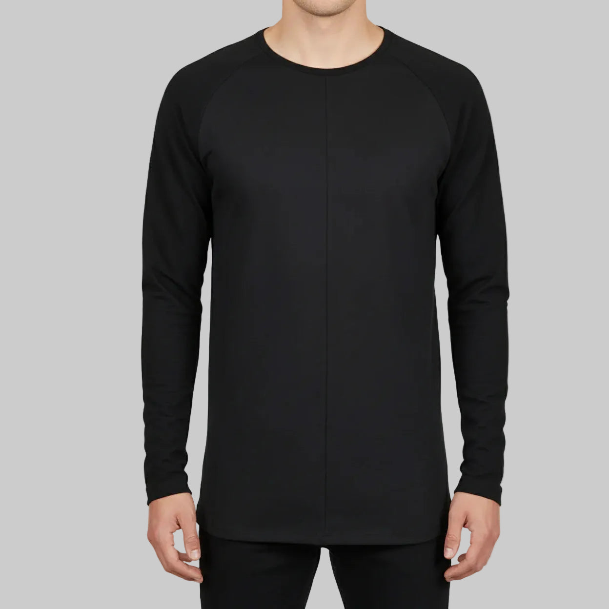 HANNES ROETHER  SWEATSHIRT - BLACK