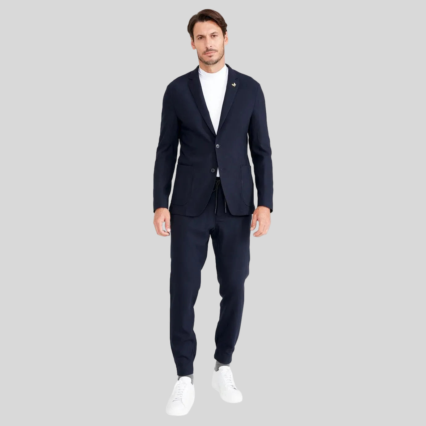 TOMBOLINI NAVY RUNNING BLAZER - NAVY