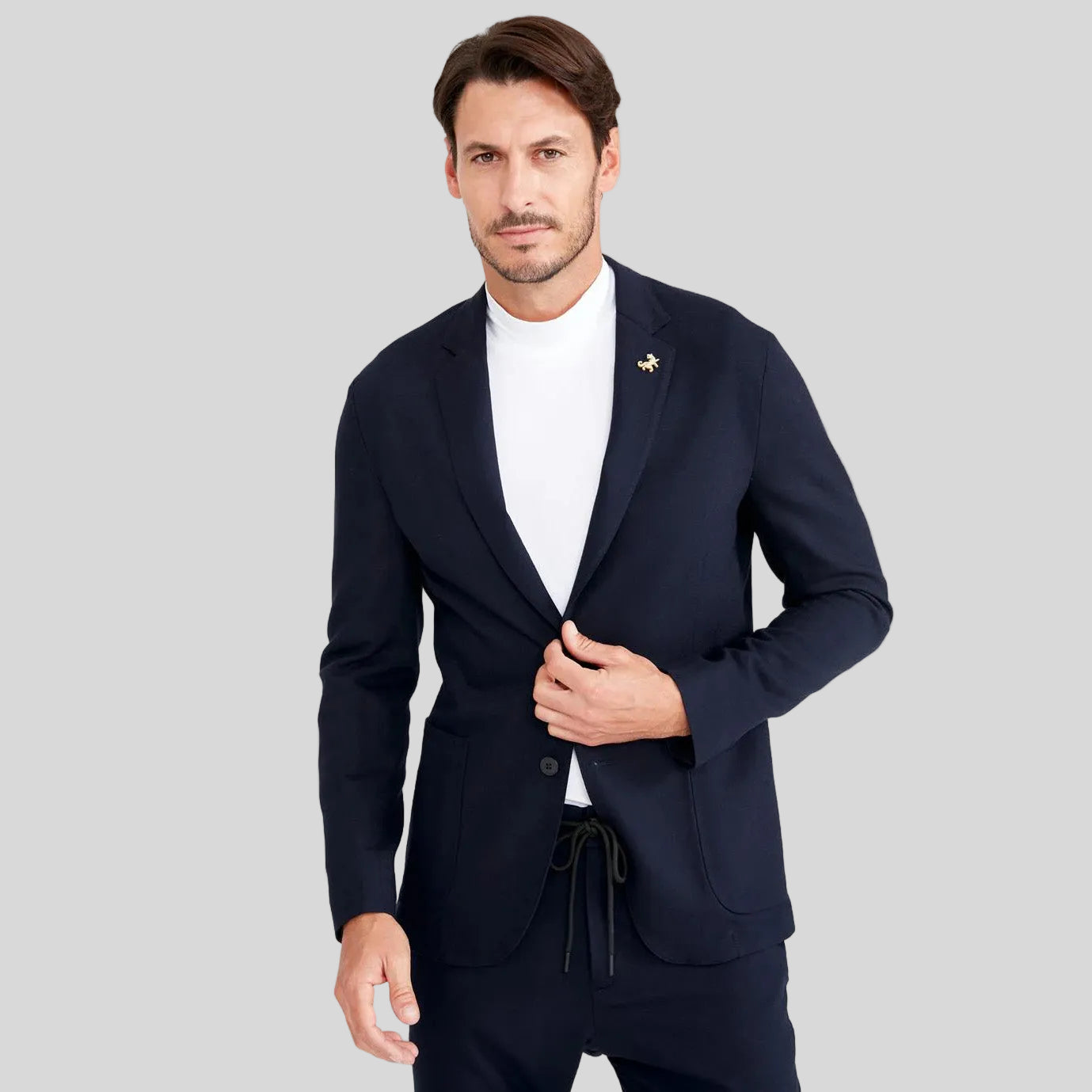 TOMBOLINI NAVY RUNNING BLAZER - NAVY