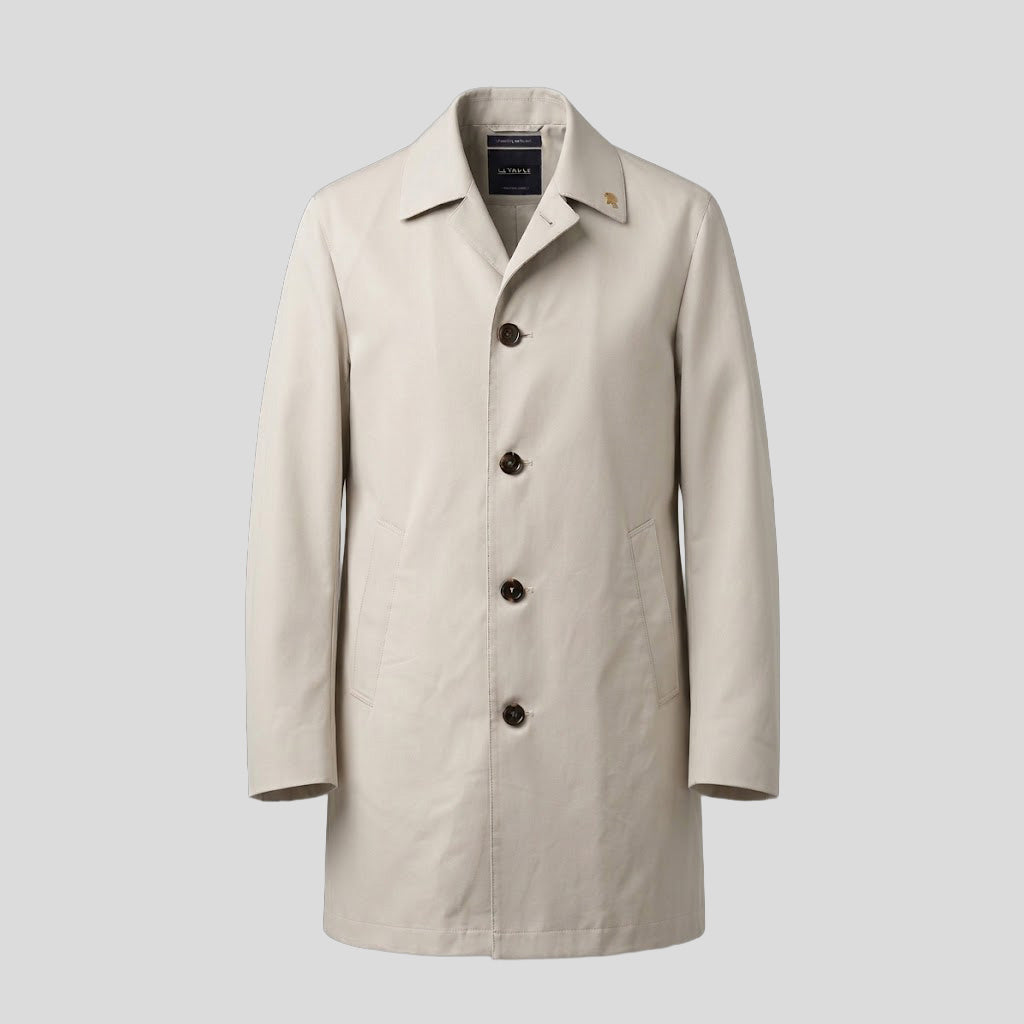 KEVIN NYLON OVERCOAT - BEIGE