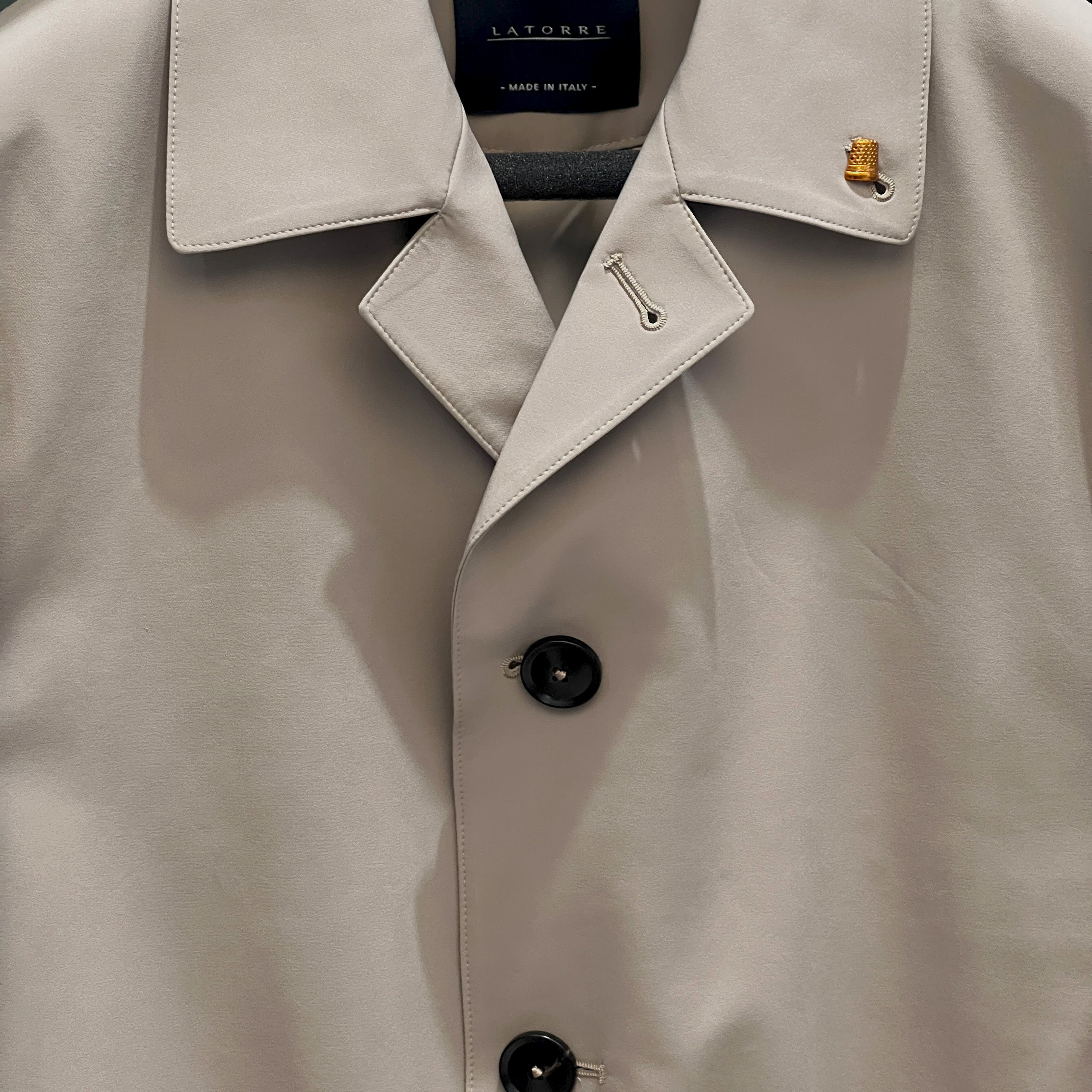 KEVIN NYLON OVERCOAT - BEIGE