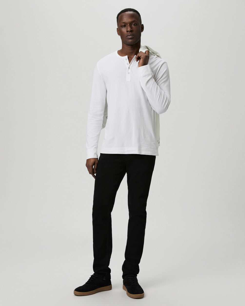 LENNOX TRANSCEND SLIM JEANS - BLACK SHADOW