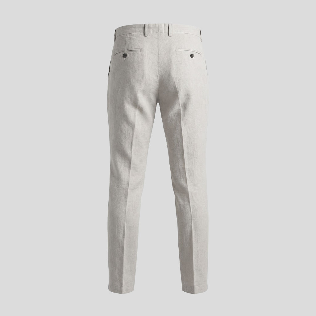 NAVILIGIO CHINO TROUSERS - LIGHT BEIGE