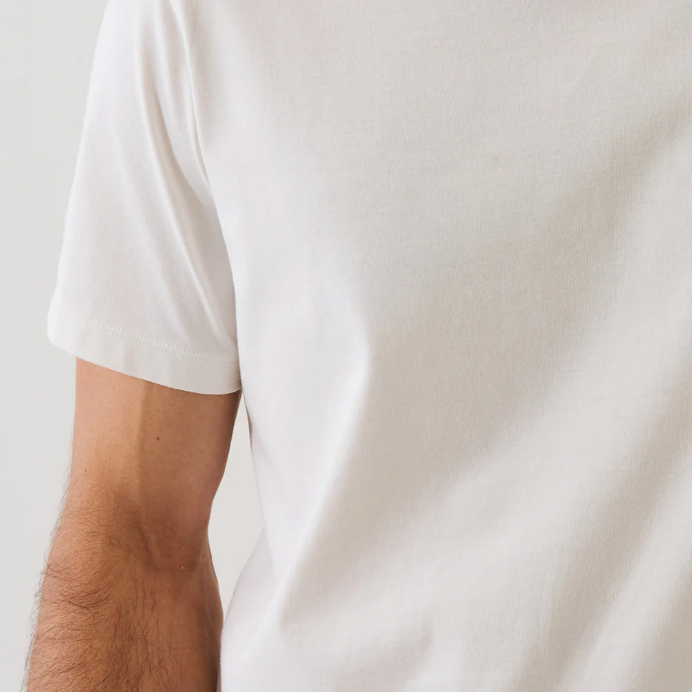 HIGH NECK T-SHIRT - VANILLA