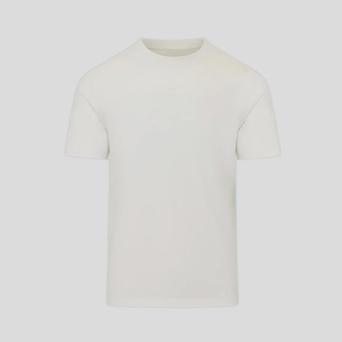 HIGH NECK T-SHIRT - VANILLA