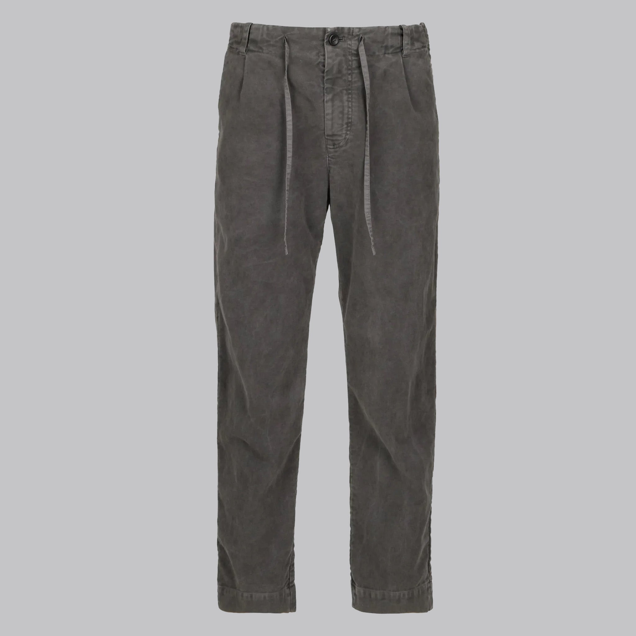 HANNES ROETHER DRAWSTRING TROUSERS - ALIEN
