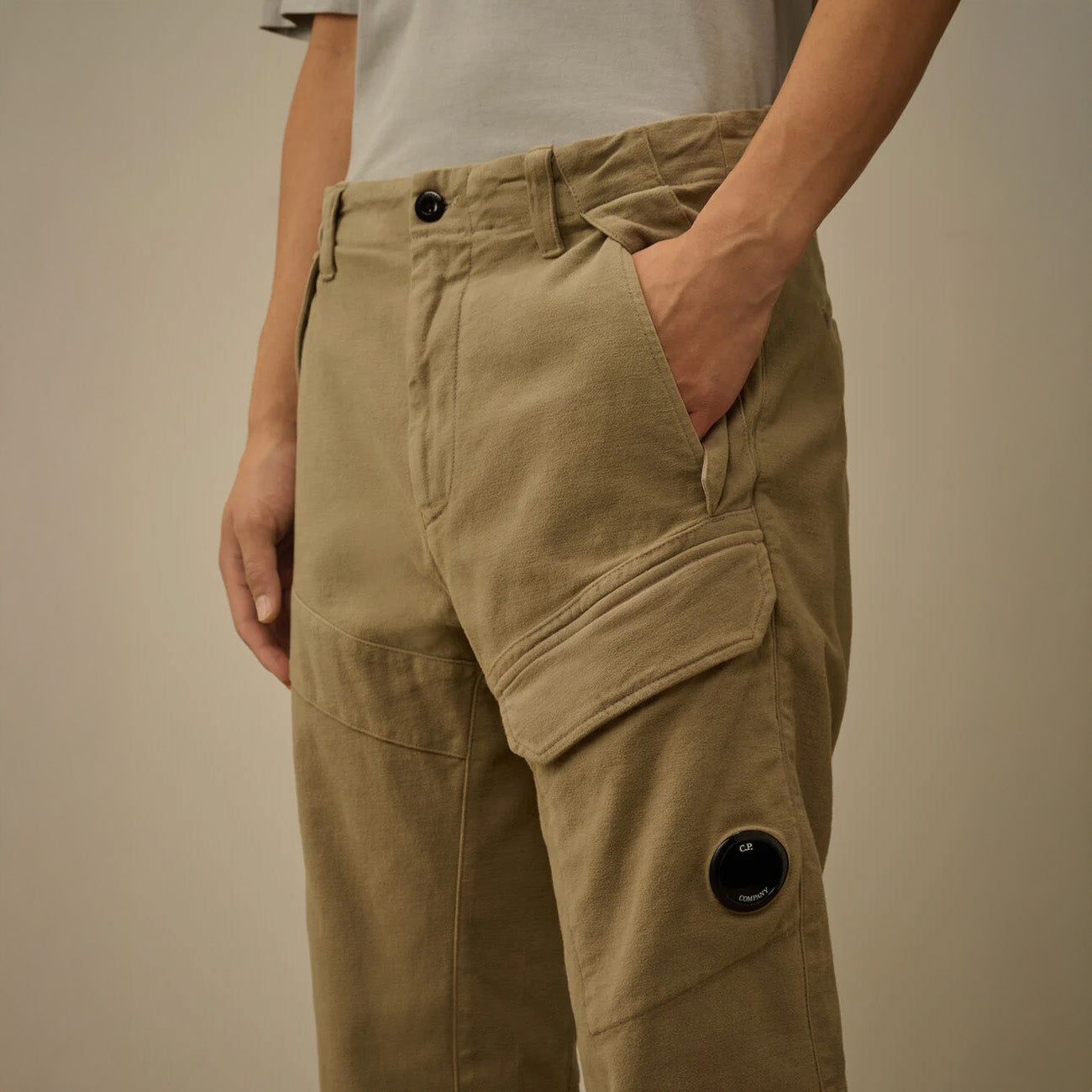MOLESKIN CARGO PANTS - FALLEN ROCK
