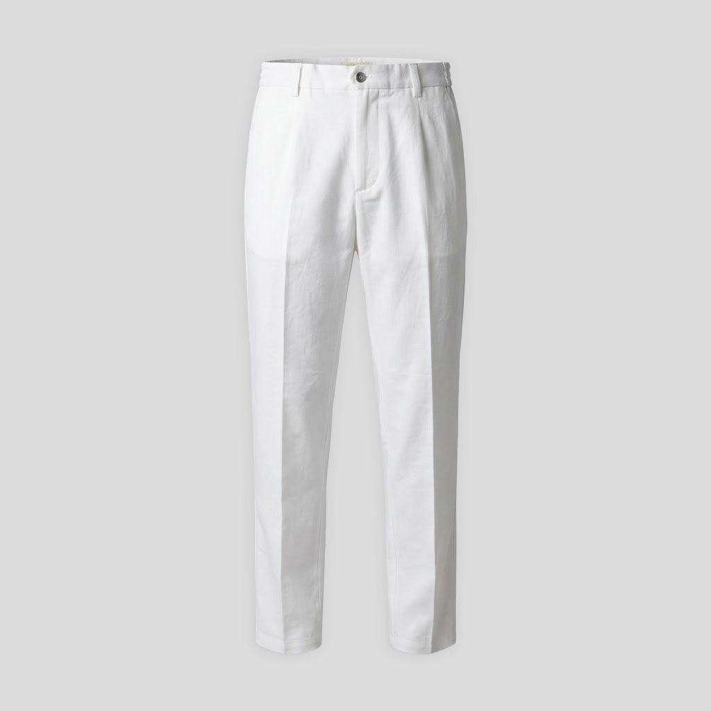 PORTOFINO TROUSERS - CREAM WHITE