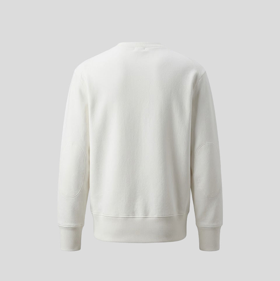 COTTON SWEATSHIRT - WHITE