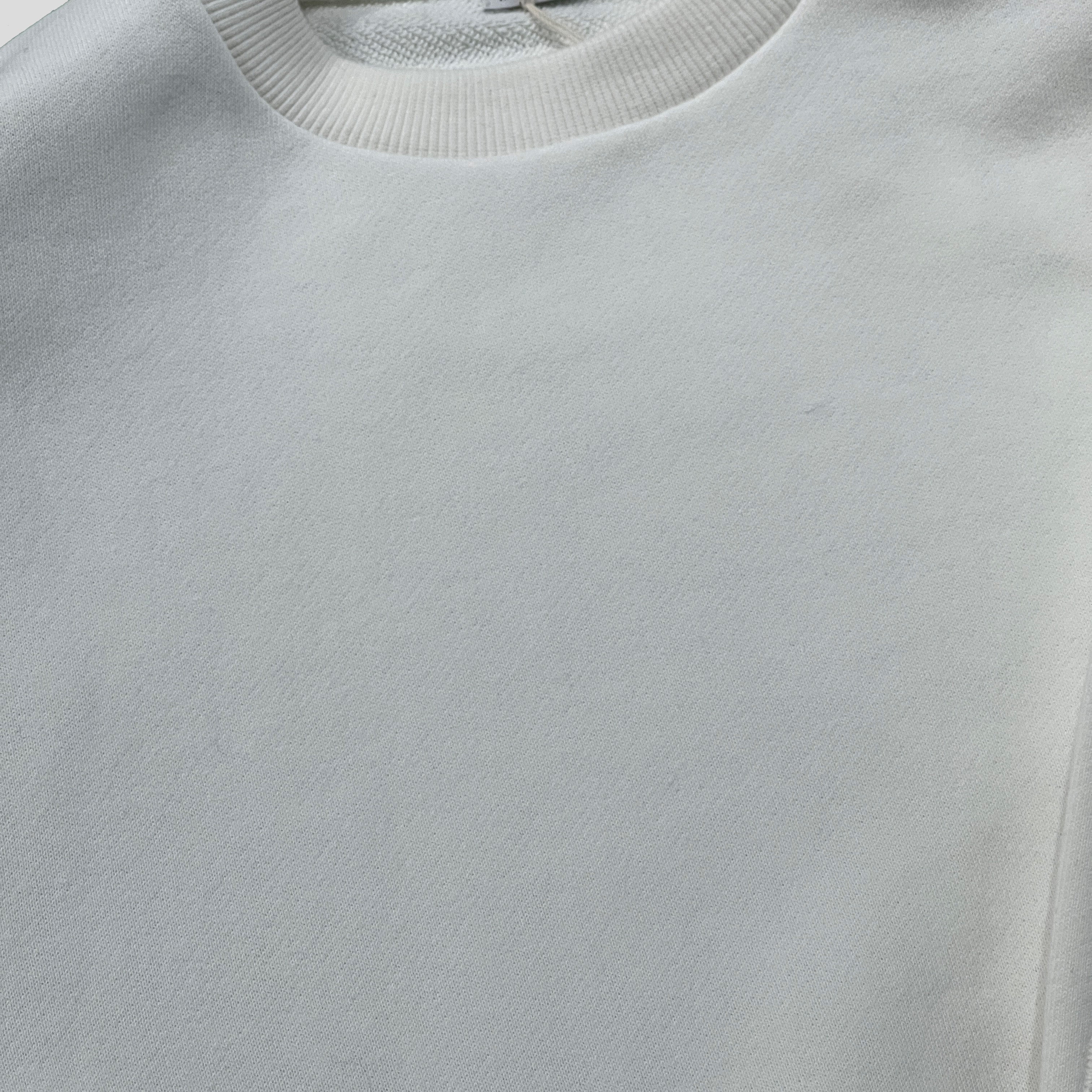 COTTON SWEATSHIRT - WHITE