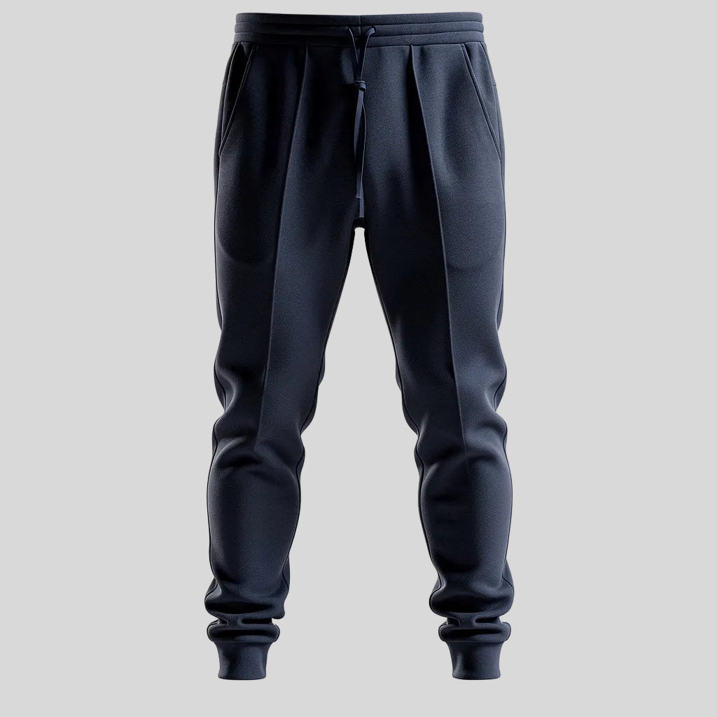 PIN TUCK PANTS - NAVY