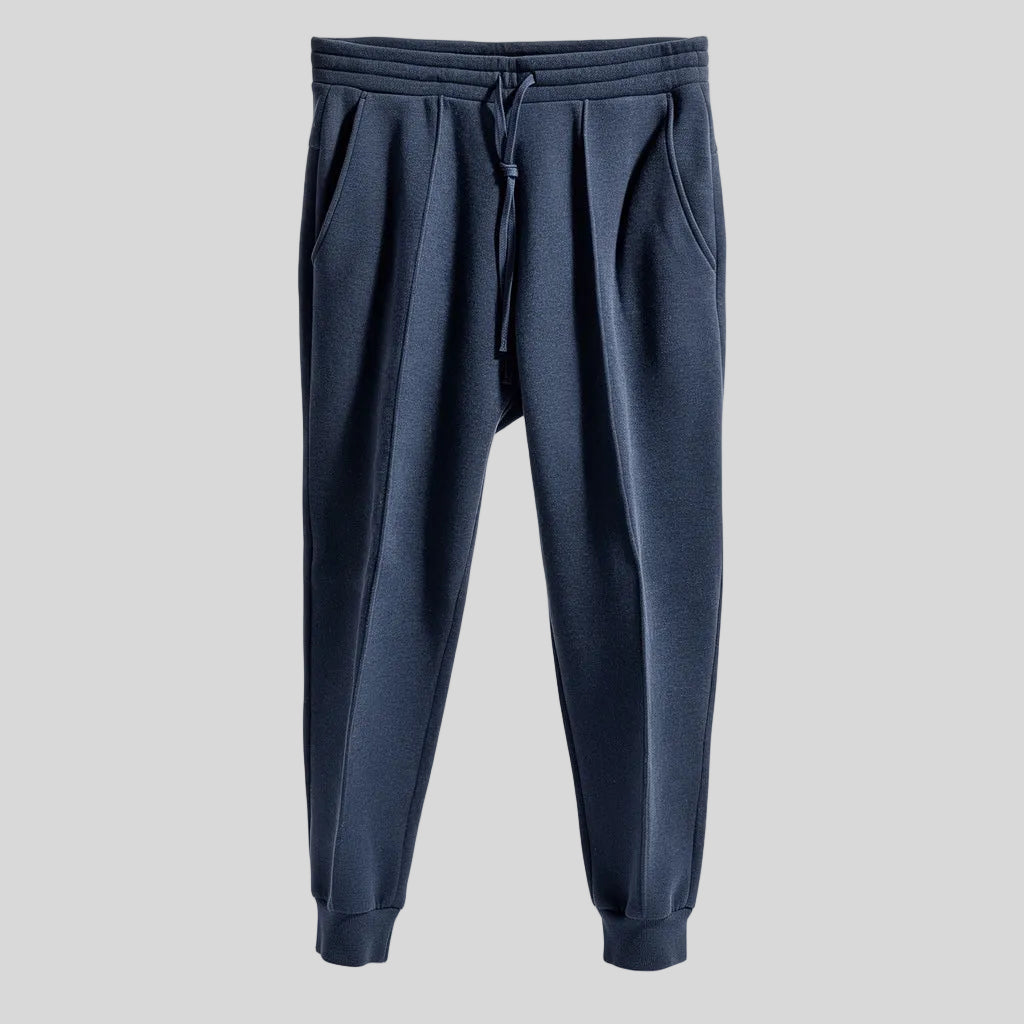 PIN TUCK PANTS - NAVY