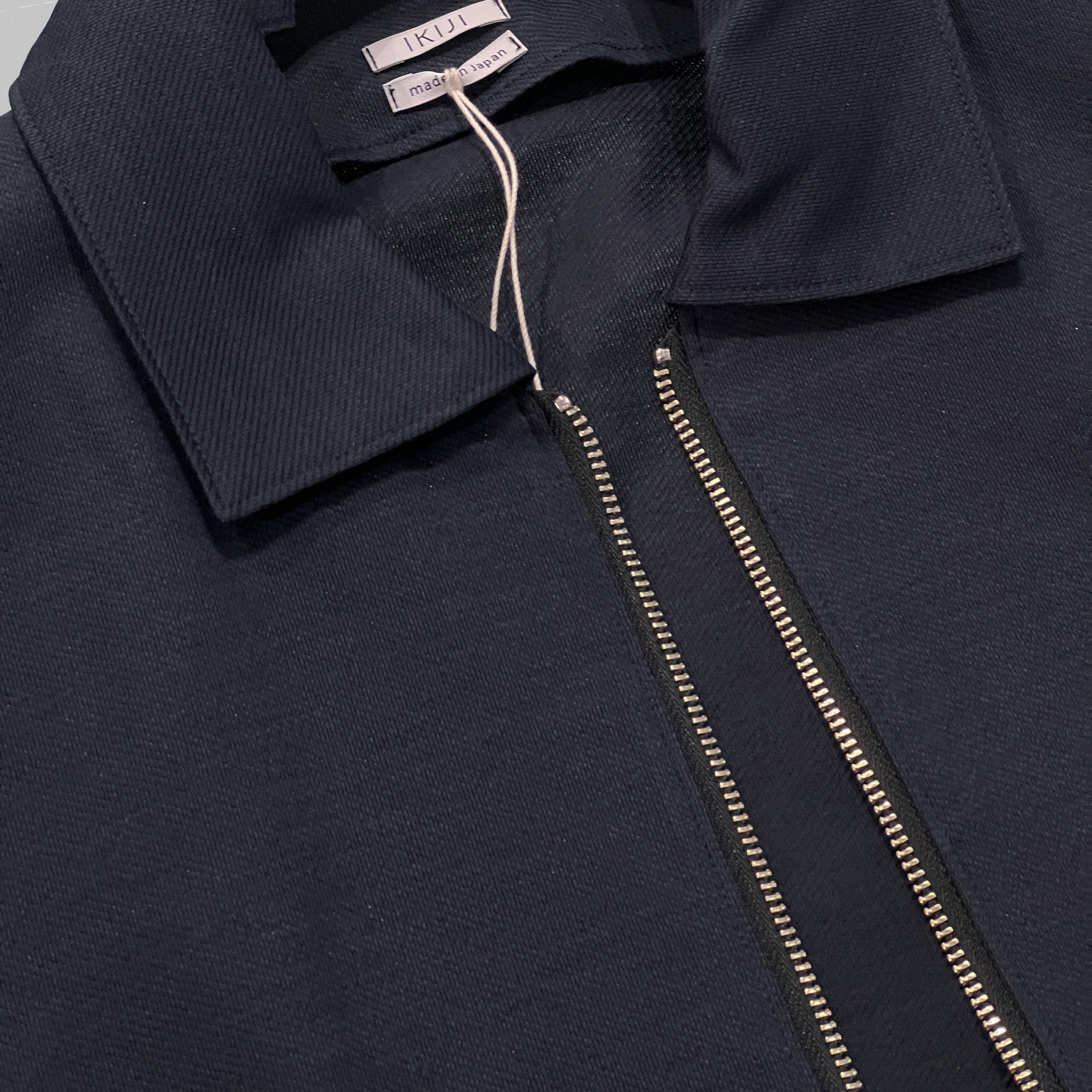 JAPANESE COTTON BLOUSON - NAVY