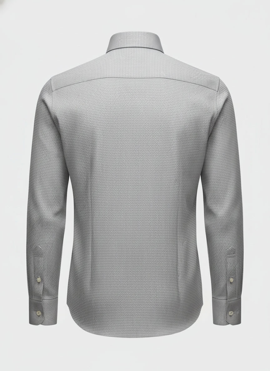 FLANNEL SHIRT - LIGHT GREY