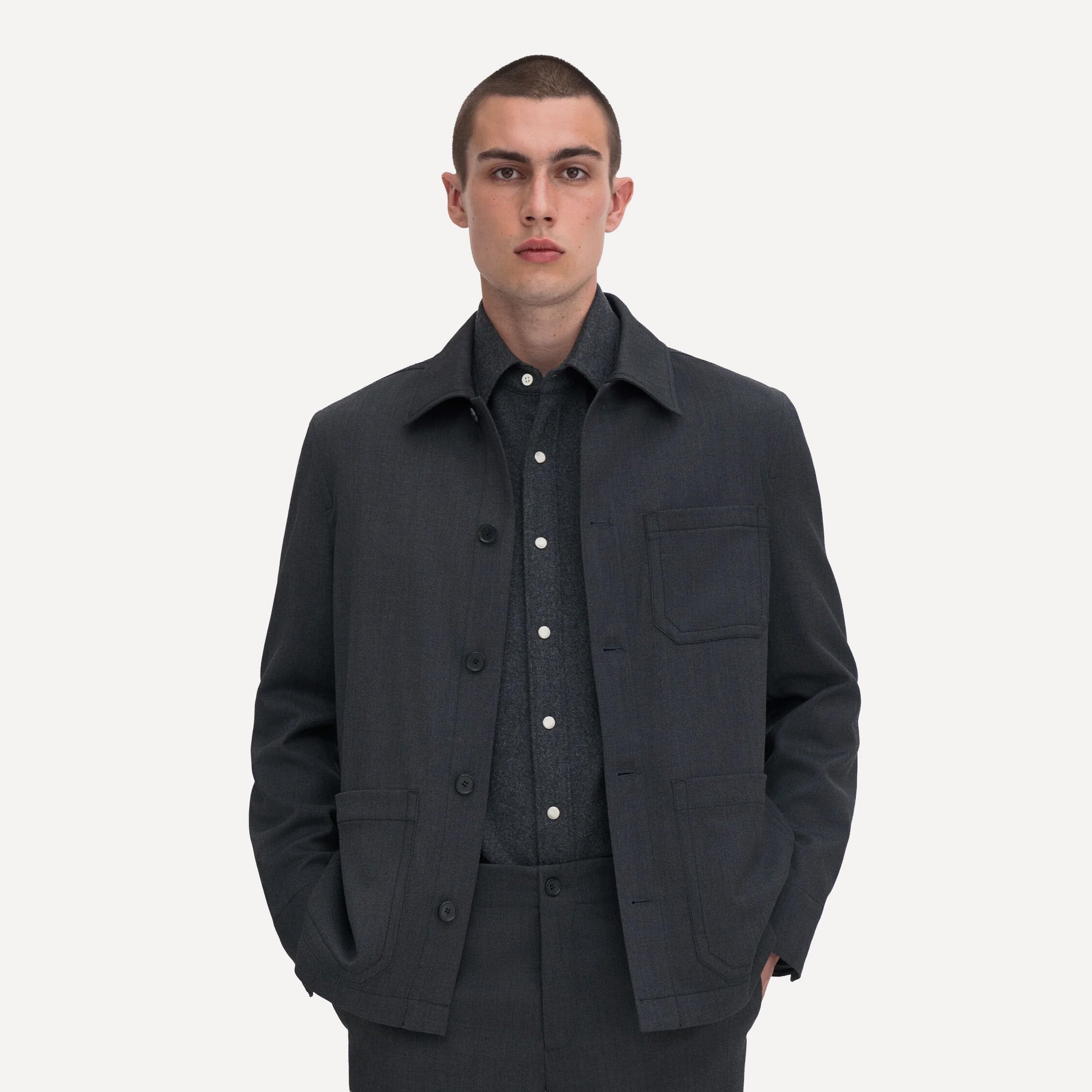 TAYLOR JACKET - MID GREY