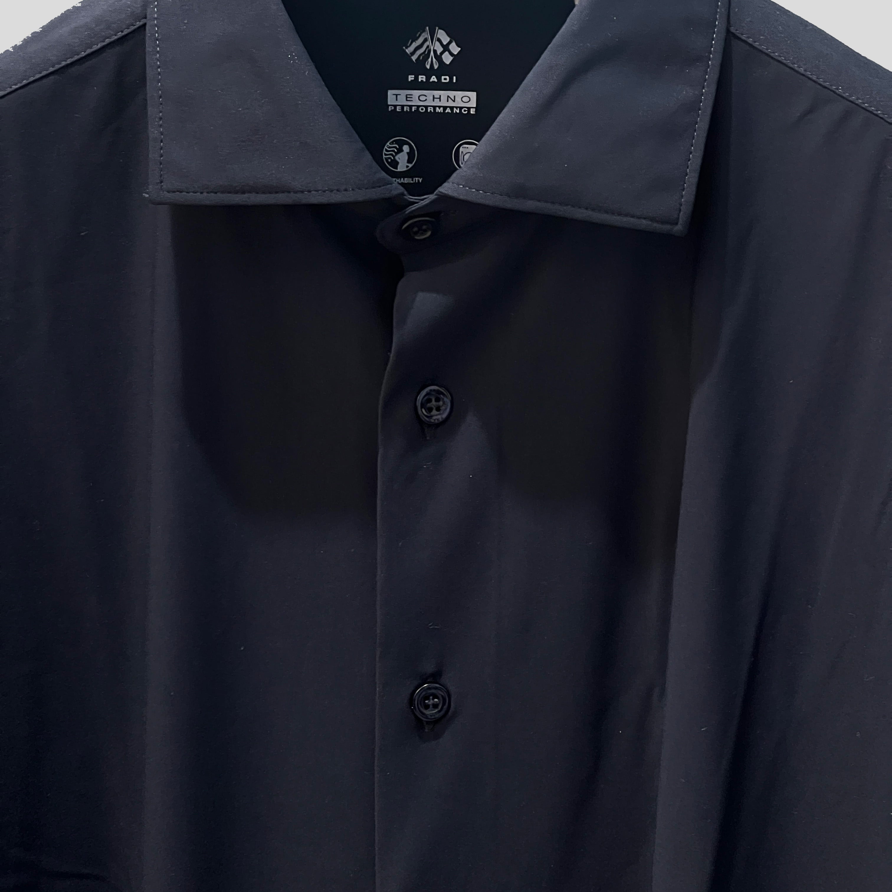 TECHNO PERFORMANCE SHIRT - BLUE NAVY