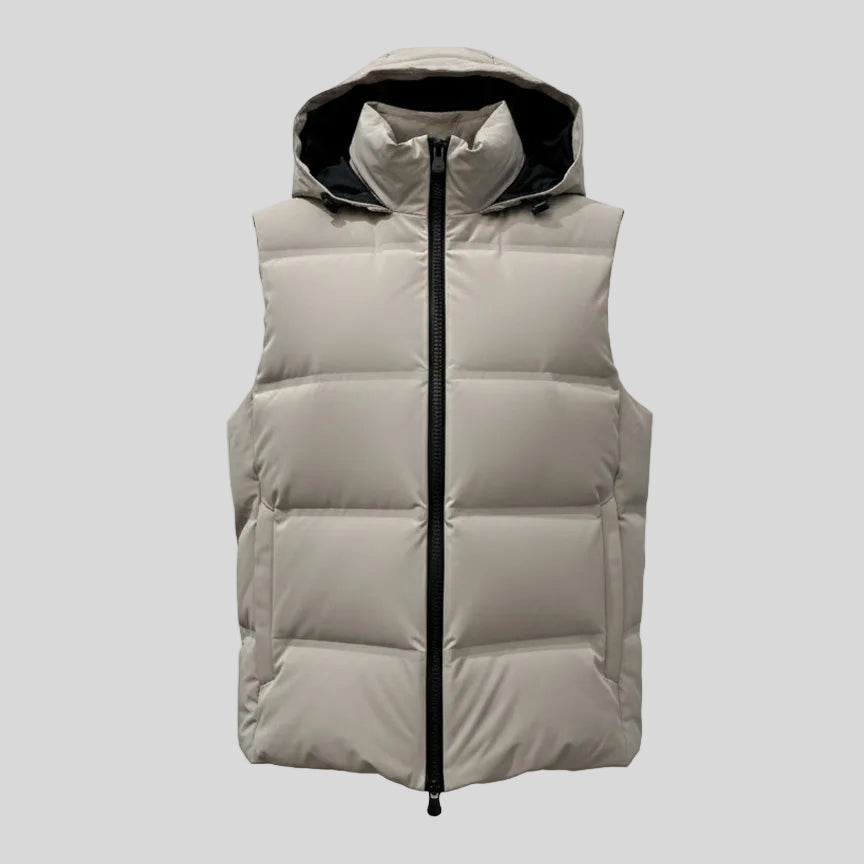 THE GOOSEDOWN VEST - MUD