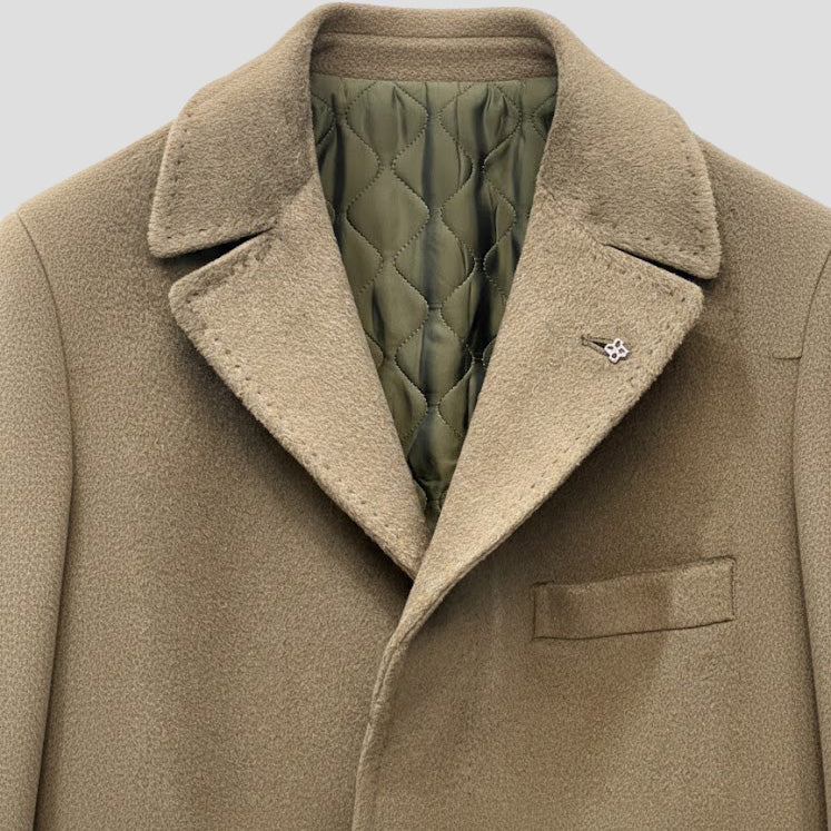 THOMAS WOOL COAT - GREEN