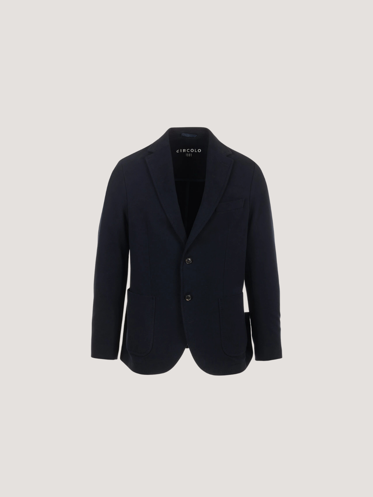 CIRCOLO 1901 NEW LIGHT FLEECE BLAZER - NAVY