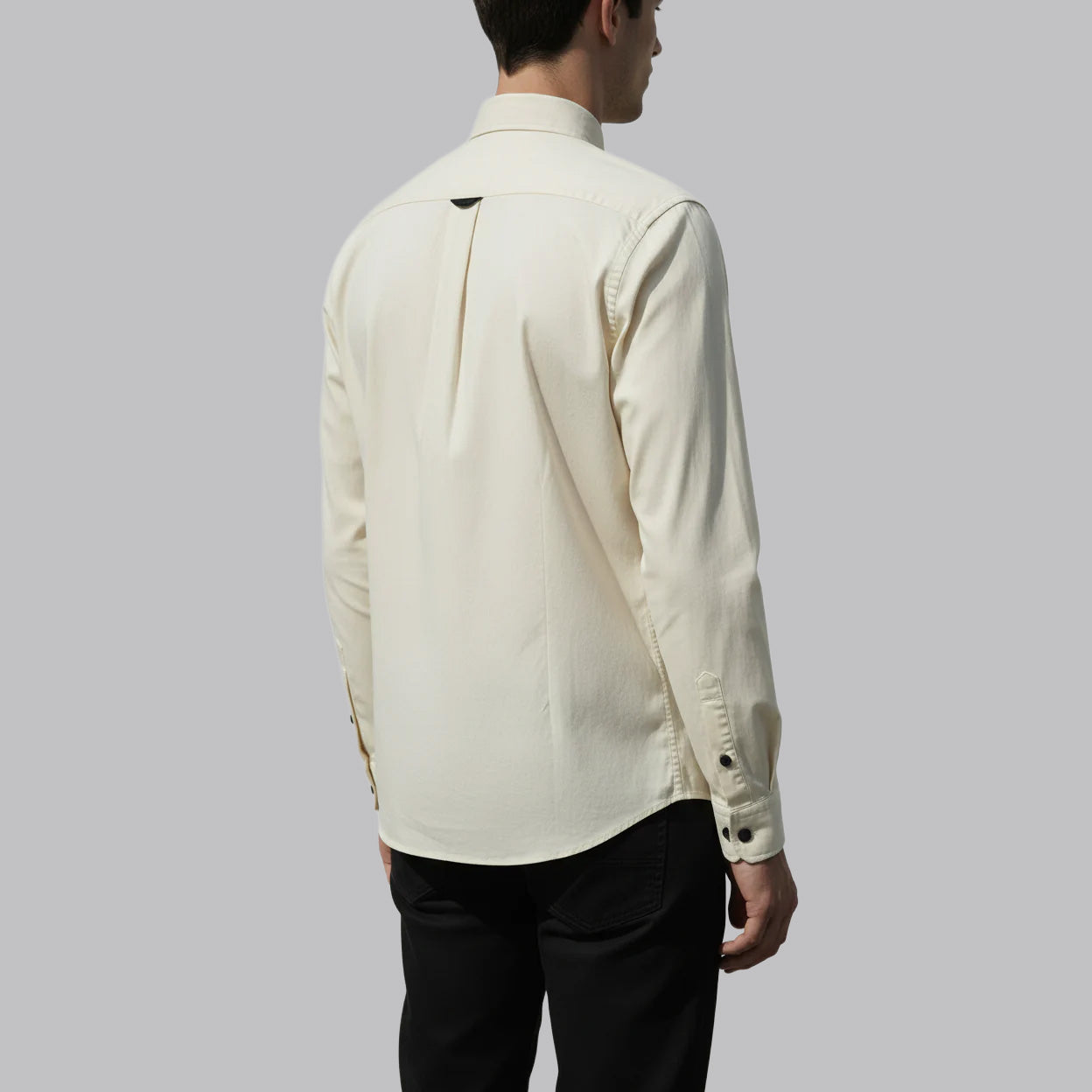 HANNES ROETHER COTTON SHIRT - MILK