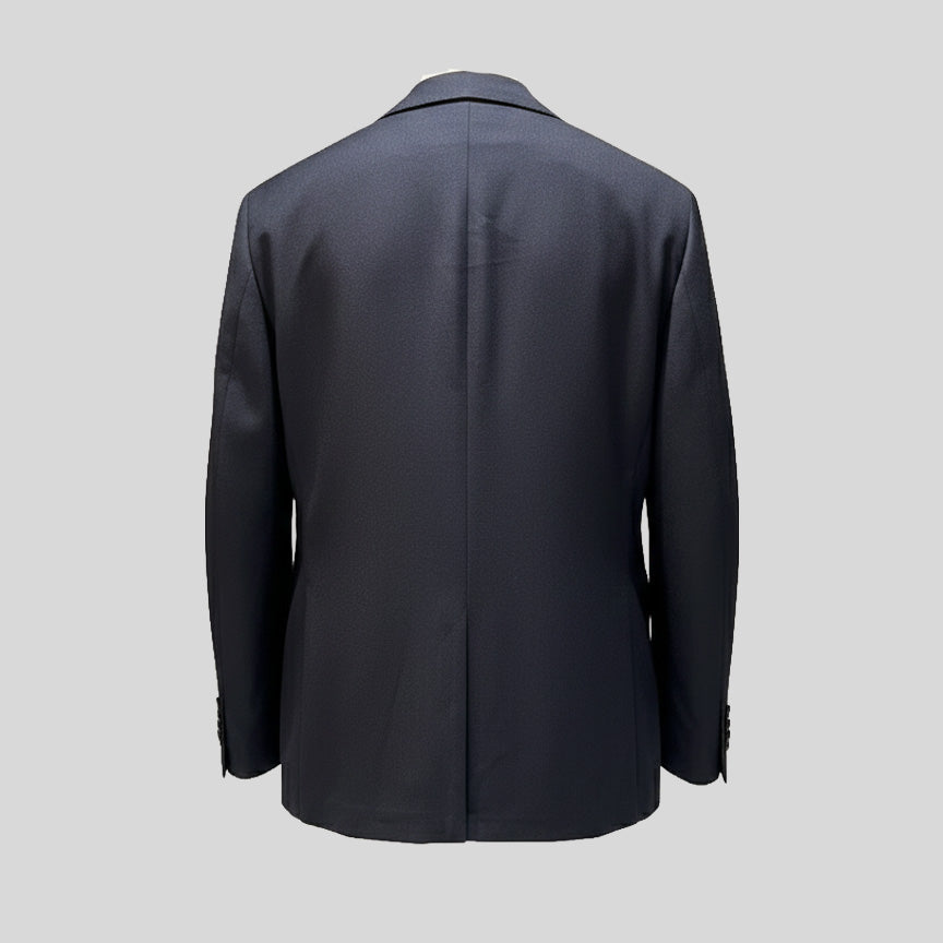 VITALE BARBERIS CANONICO  VIRGIN WOOL JACKET - NAVY BLUE