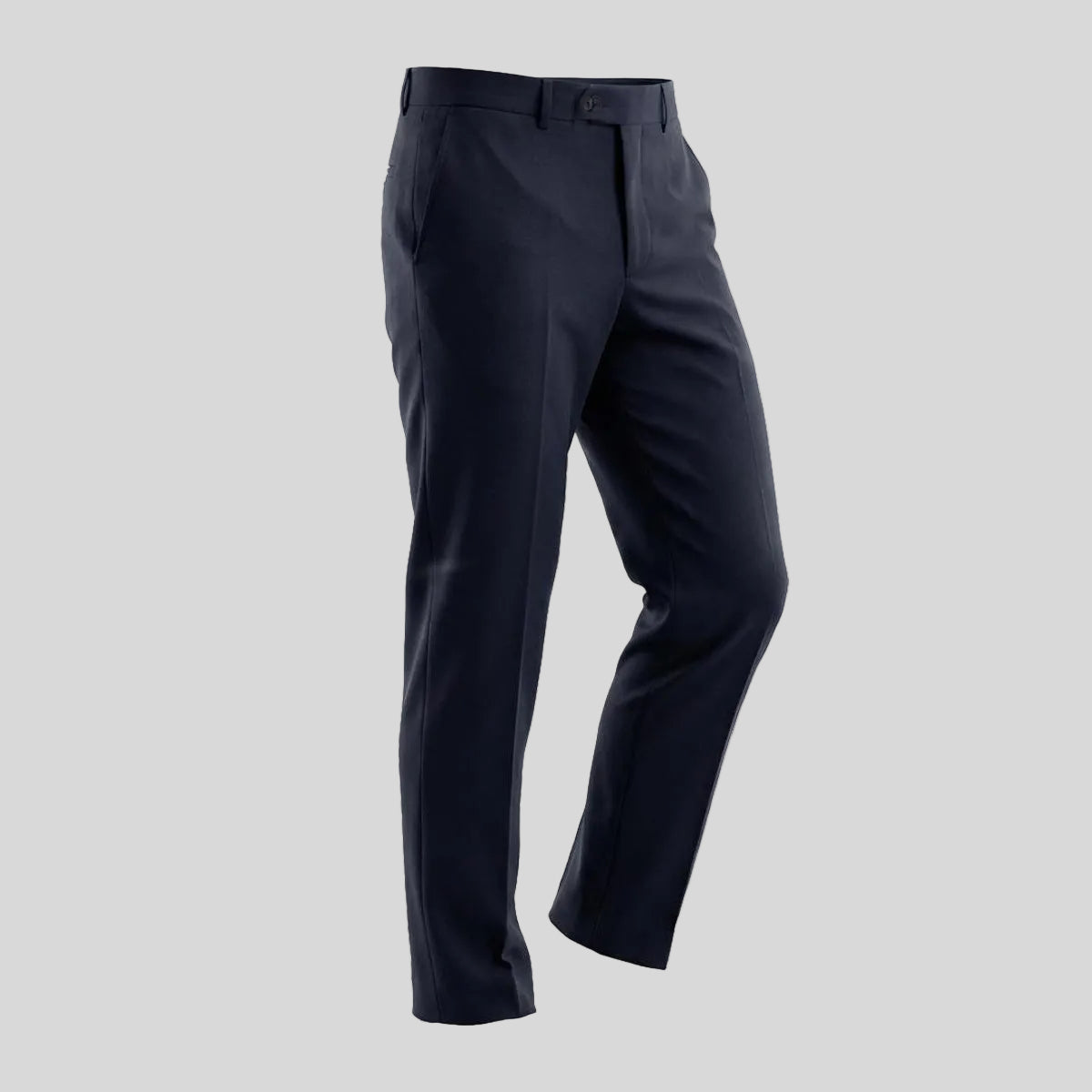 VITALE BARBERIS CANONICO WOOL PANTS - NAVY BLUE