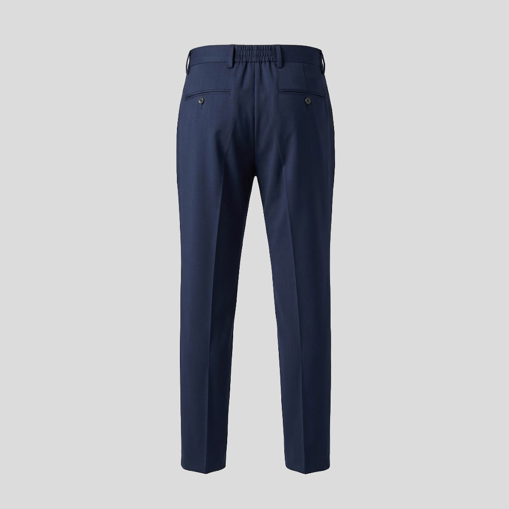 WOOL PANT - NAVY BLUE