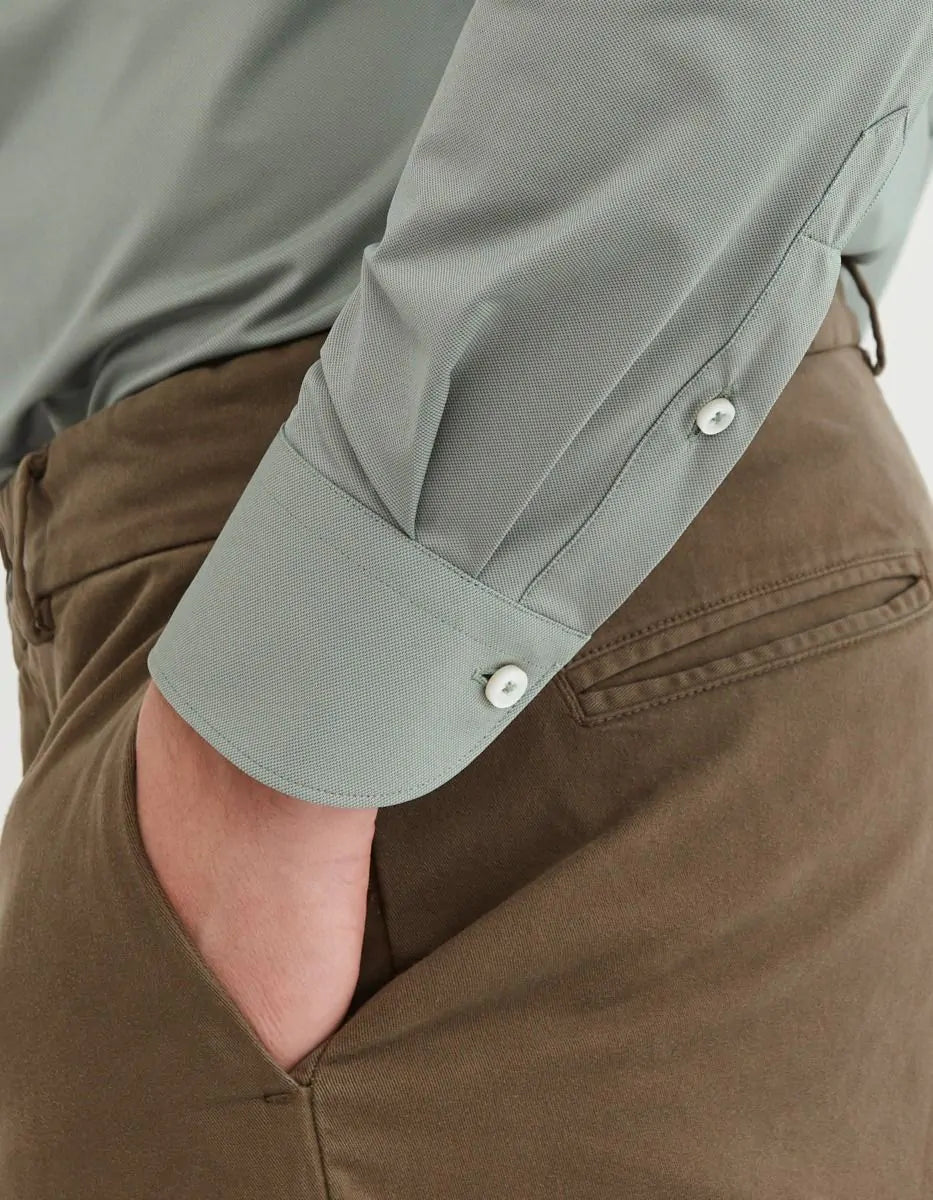 XACUS GREEN ACTIVE TAILOR FIT SHIRT