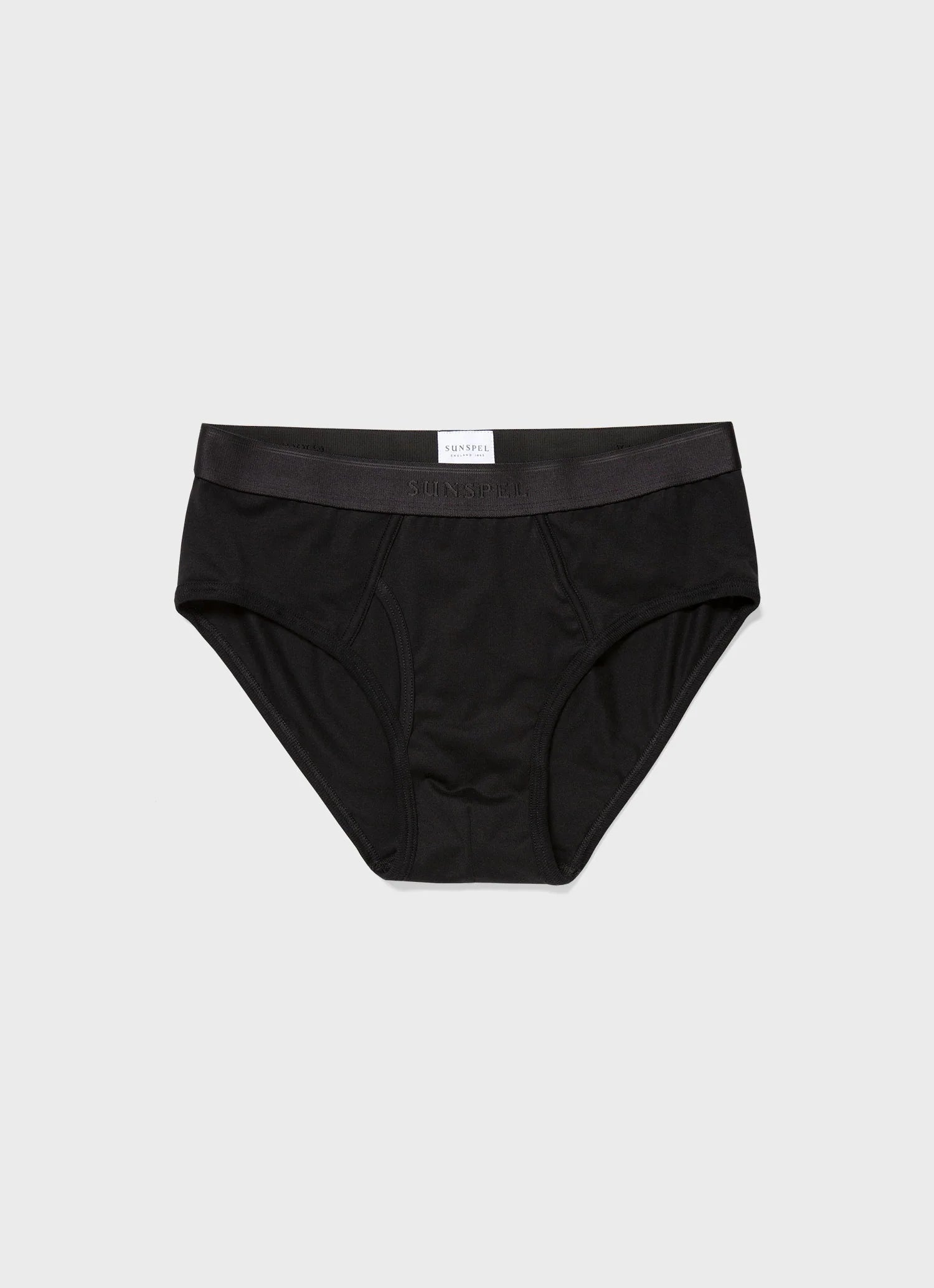 Superfine Cotton Briefs - Black