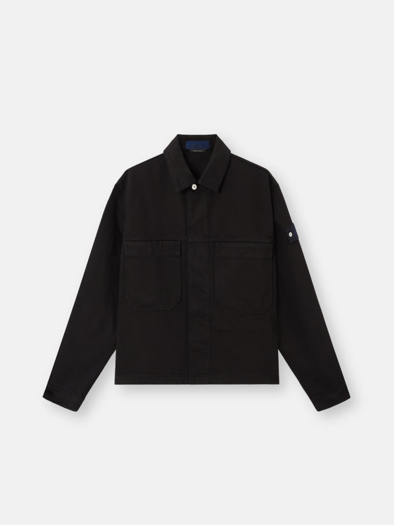 BLACK COACH JACKET BULL DENIM